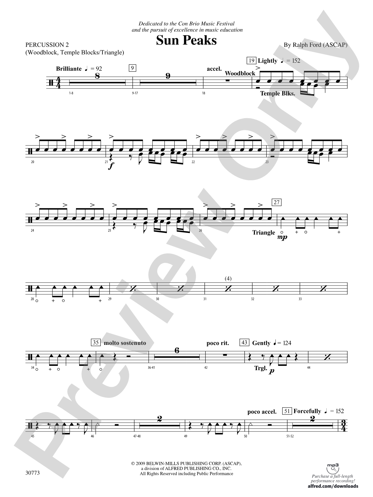 Sun Peaks: 2nd Percussion