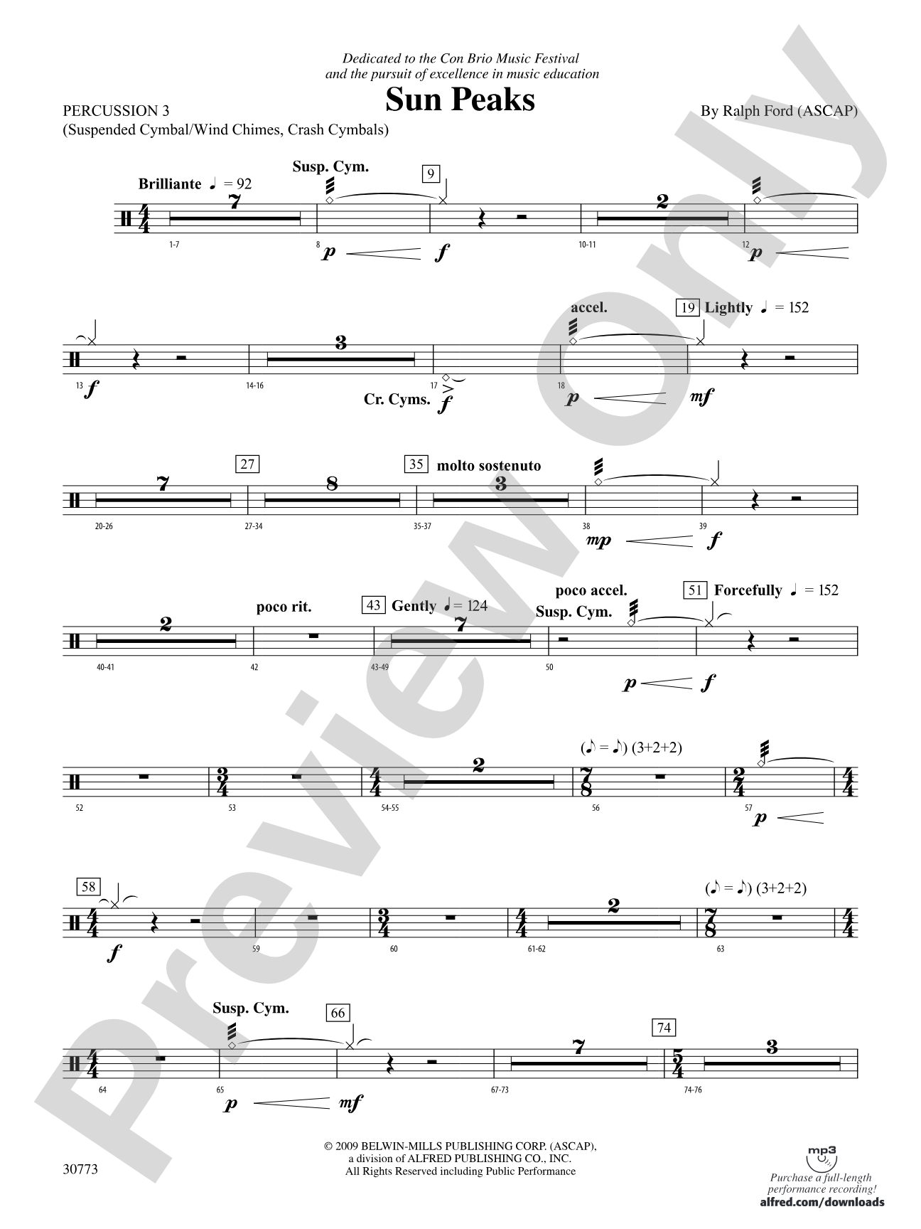 Sun Peaks: 3rd Percussion