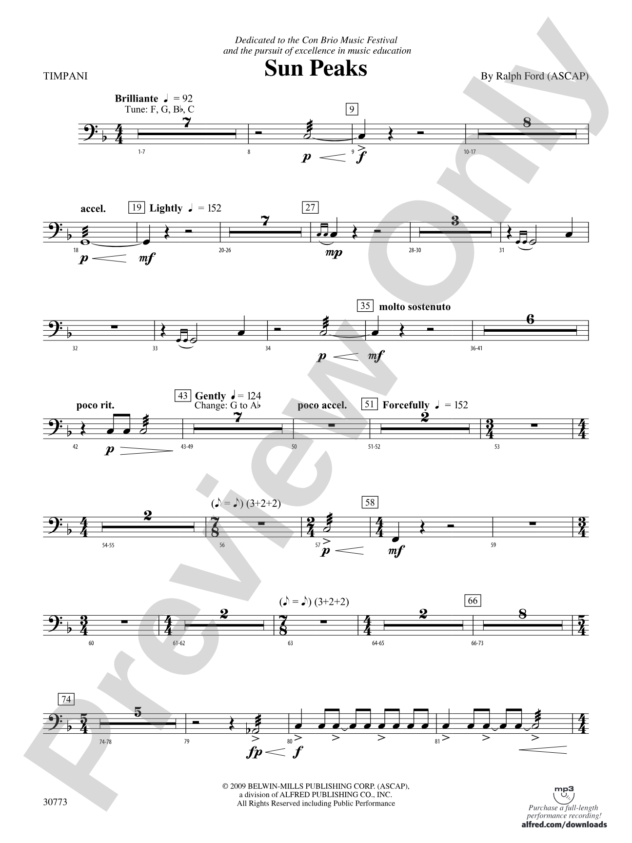 Sun Peaks: Timpani
