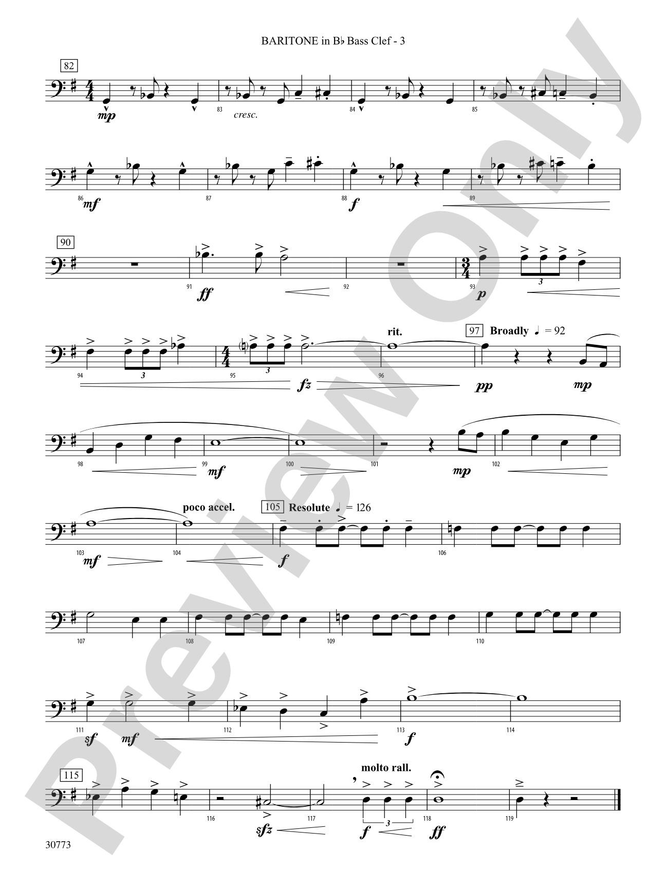 Sun Peaks: (wp) B-flat Baritone B.C.