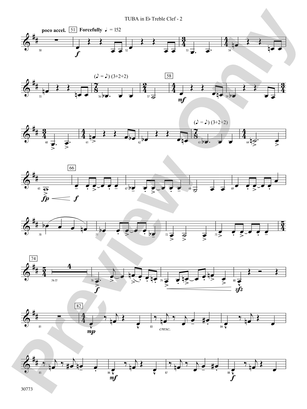 Sun Peaks: (wp) E-flat Tuba T.C.