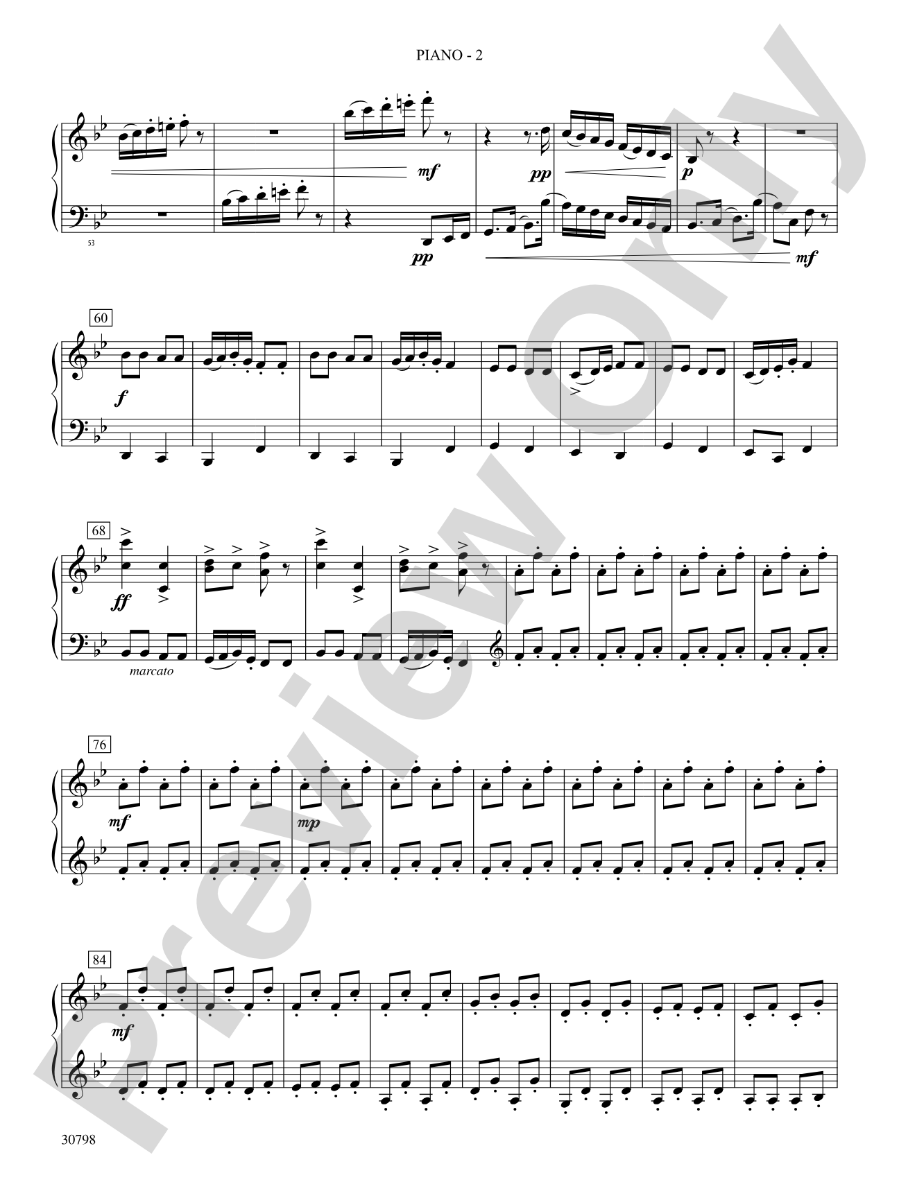 Finale (from Serenade for Strings in C Major, Op. 48, Movement #4 (Terma Russo)): Piano Accompaniment