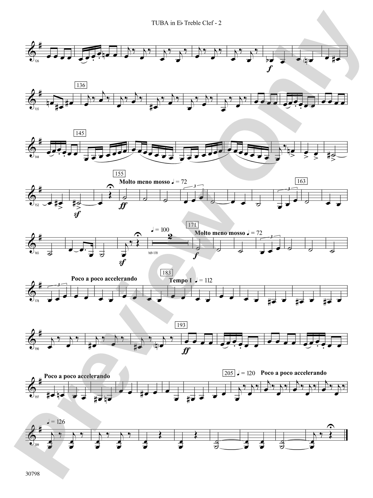 Finale (from Serenade for Strings in C Major, Op. 48, Movement #4 (Terma Russo)): (wp) E-flat Tuba T.C.