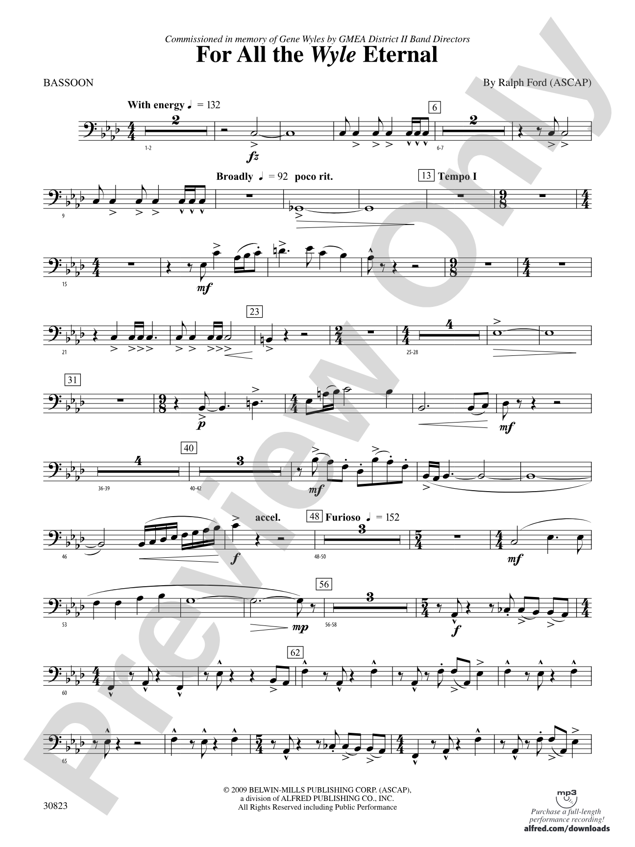 For All the Wyle Eternal: Bassoon