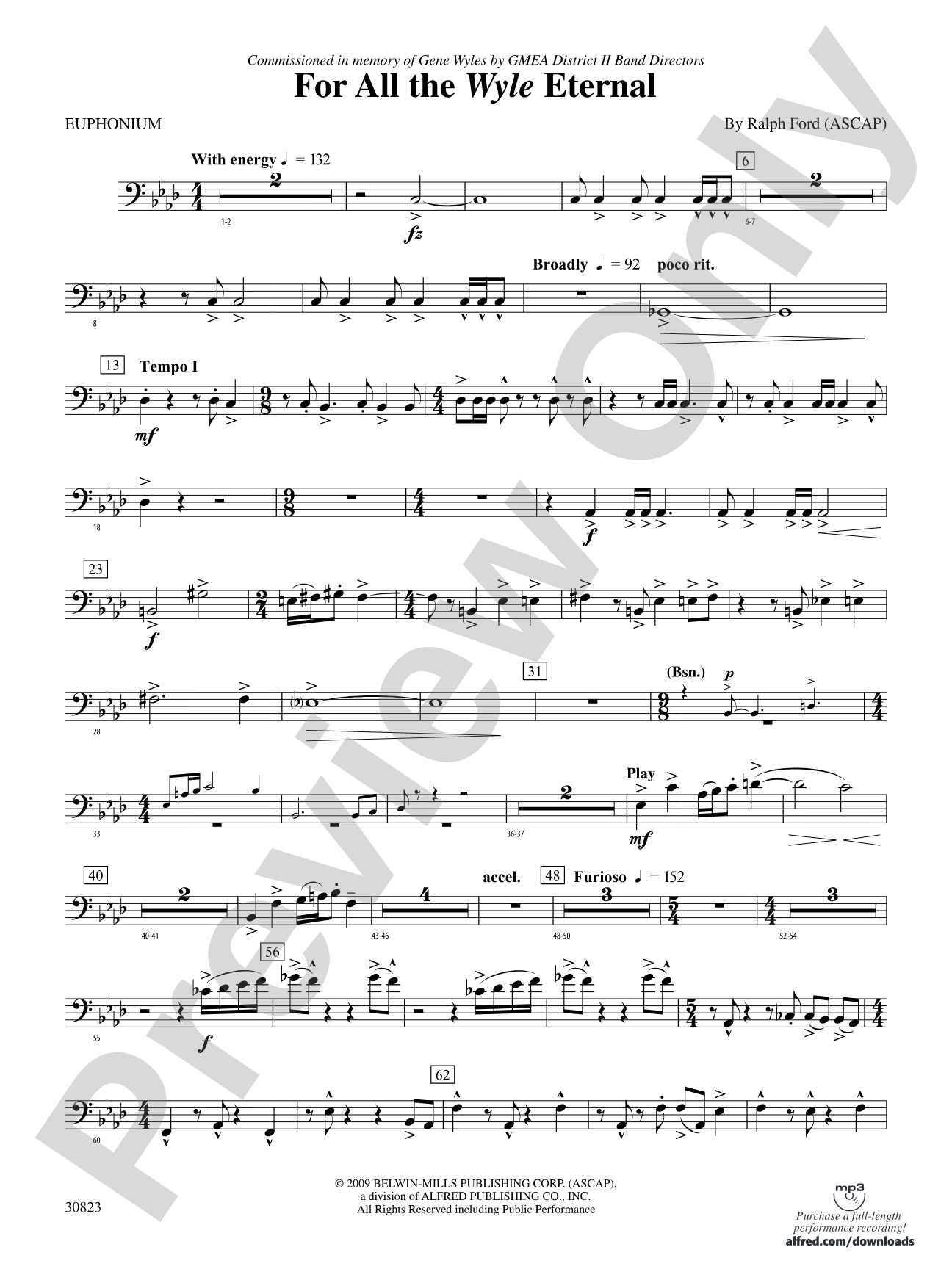 For All the Wyle Eternal: Baritone B.C.