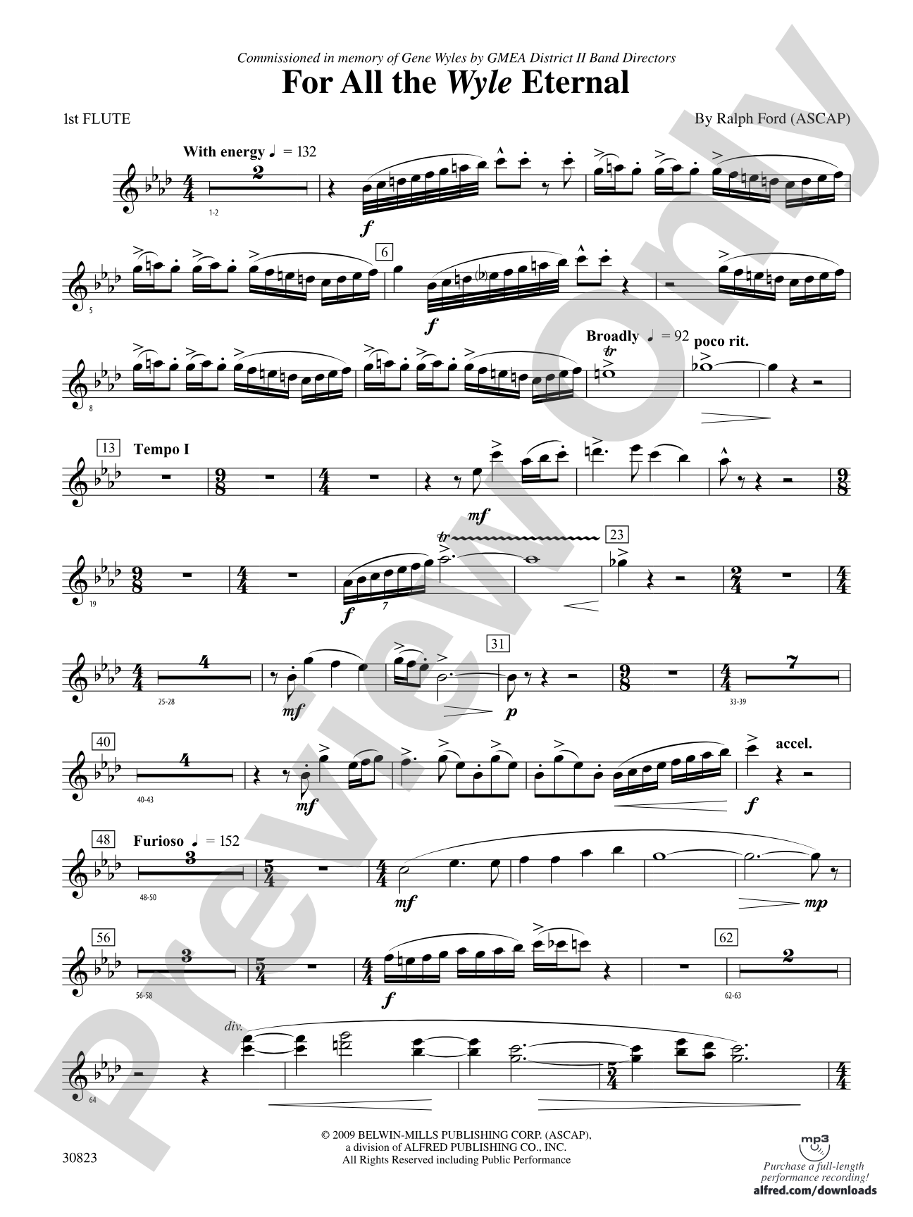 For All the Wyle Eternal: Flute