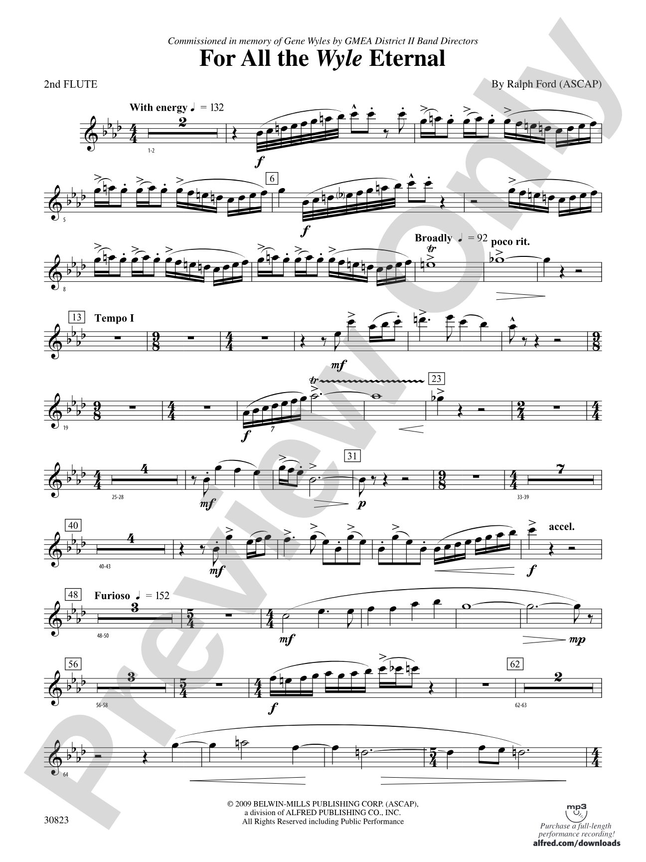 For All the Wyle Eternal: 2nd Flute