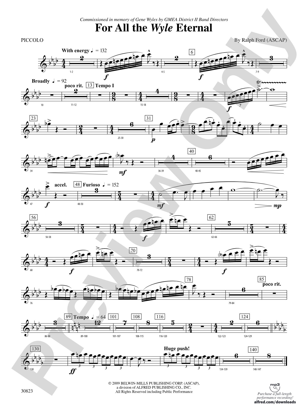 For All the Wyle Eternal: Piccolo