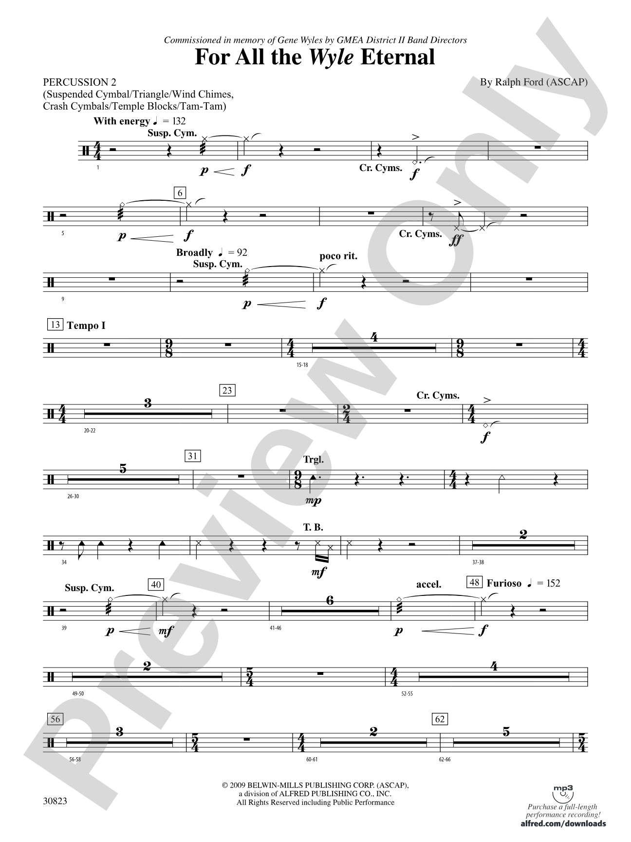 For All the Wyle Eternal: 2nd Percussion