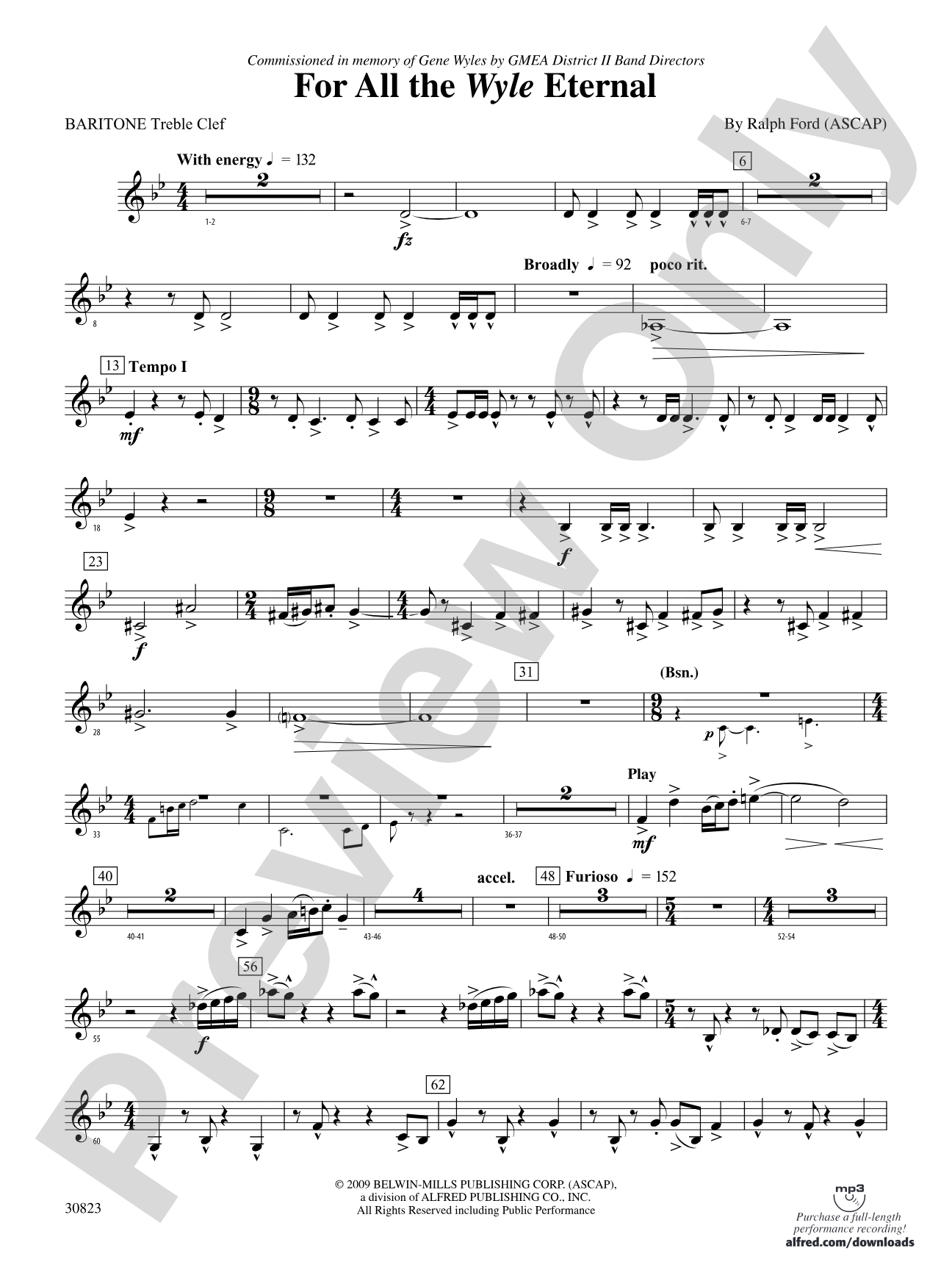 For All the Wyle Eternal: (wp) Baritone T.C.