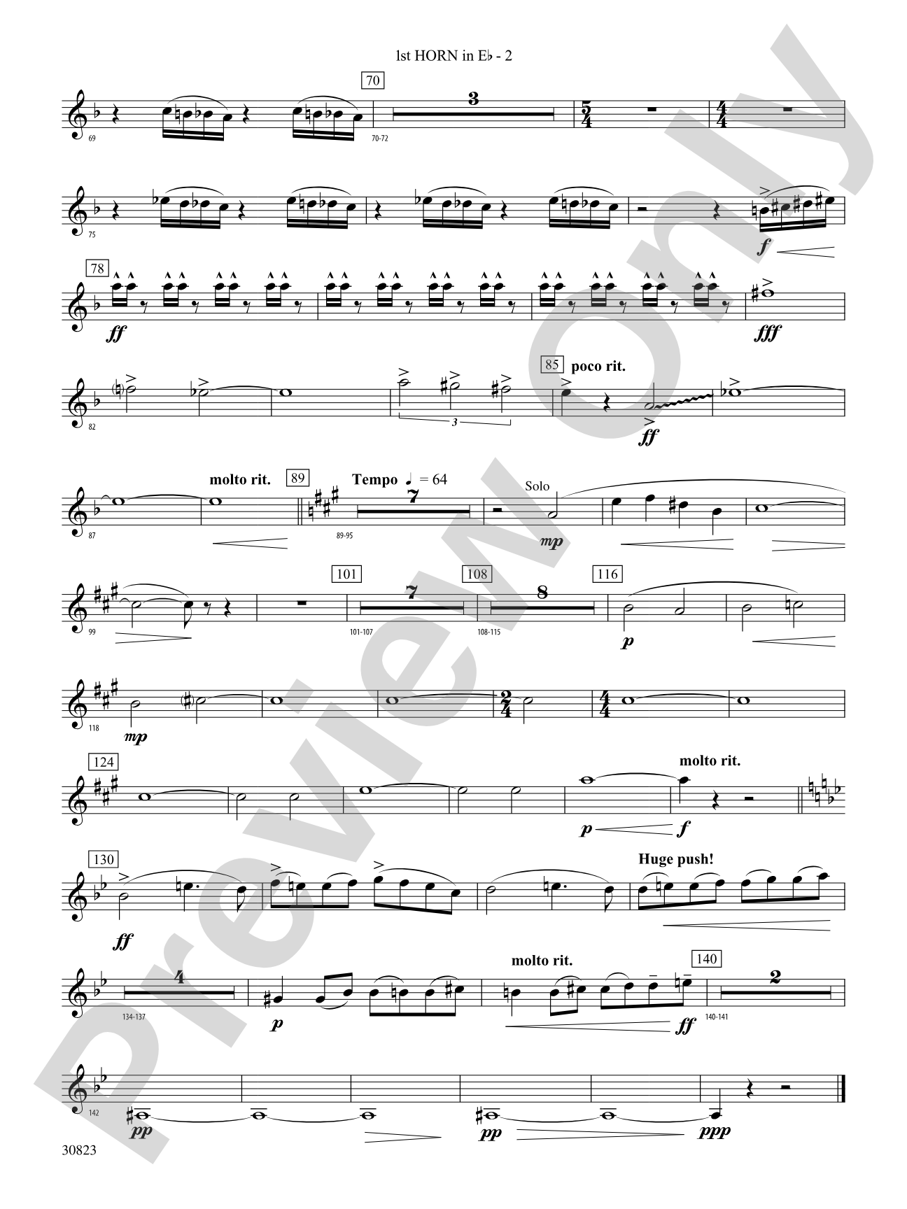 For All the Wyle Eternal: (wp) 1st Horn in E-flat