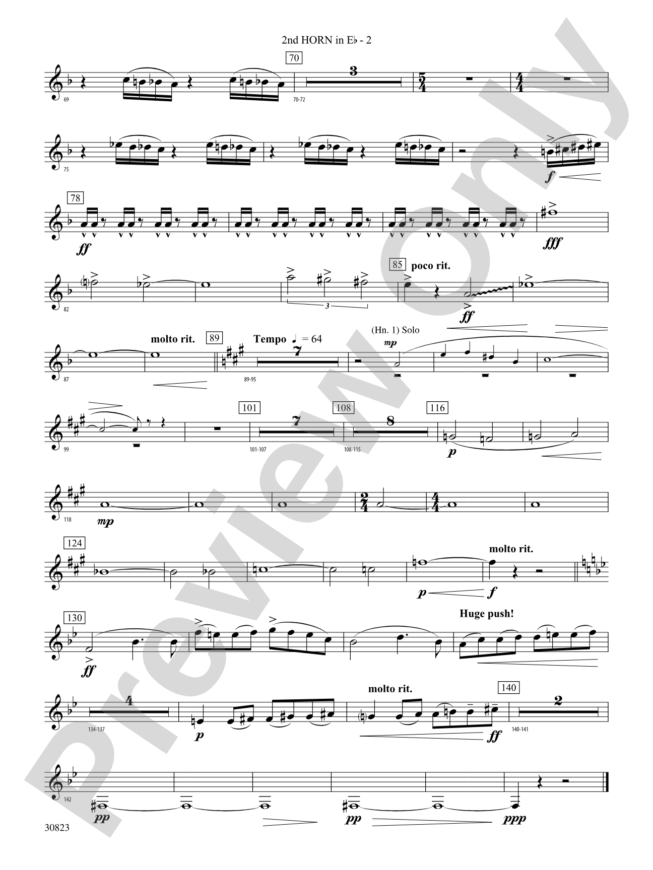 For All the Wyle Eternal: (wp) 2nd Horn in E-flat