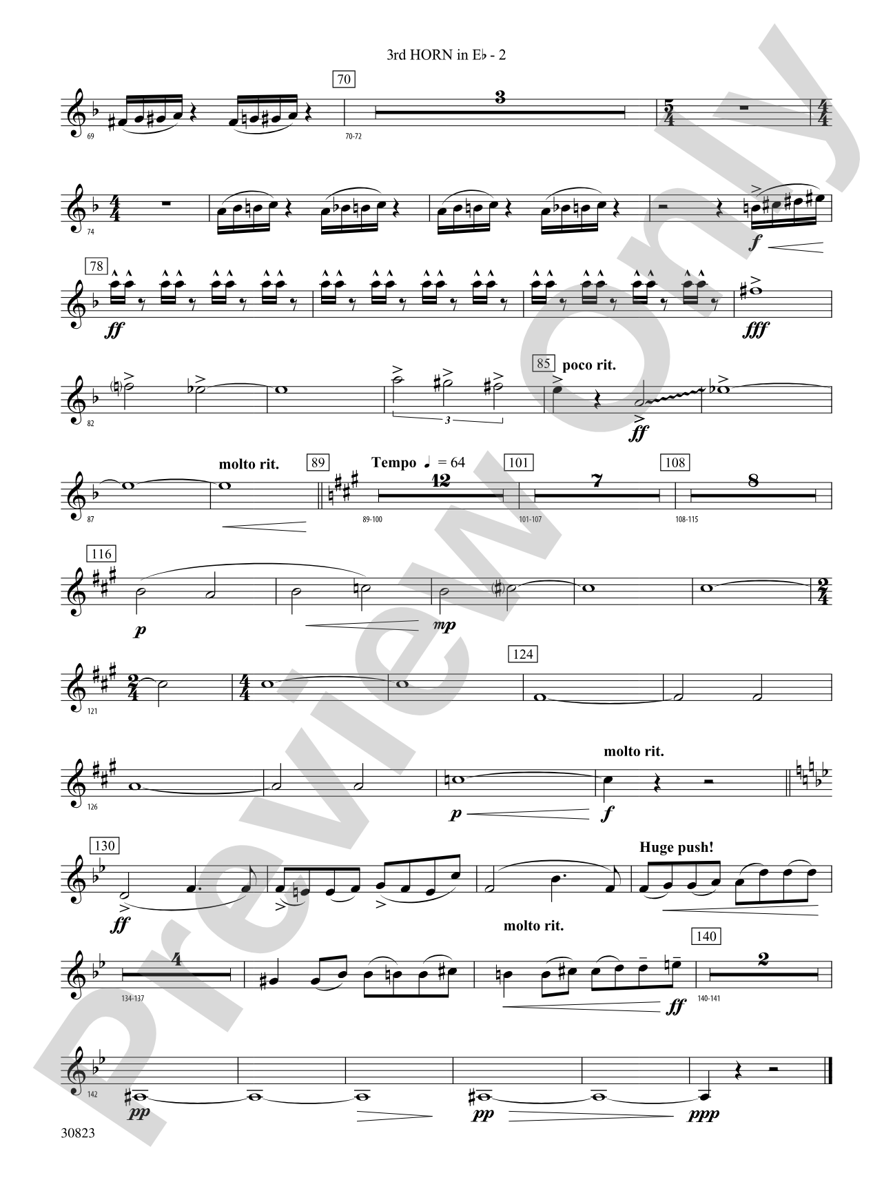 For All the Wyle Eternal: (wp) 3rd Horn in E-flat