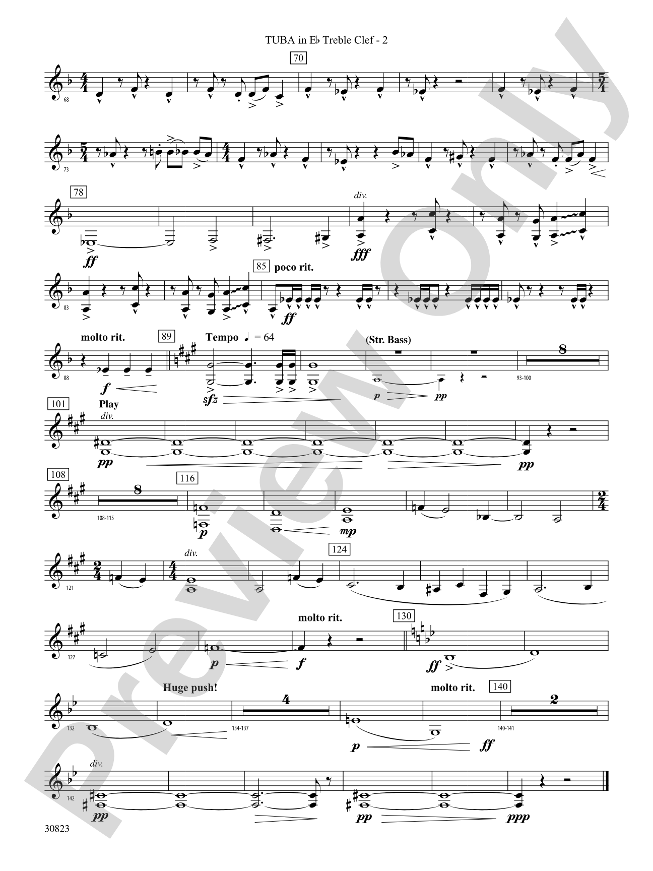 For All the Wyle Eternal: (wp) E-flat Tuba T.C.