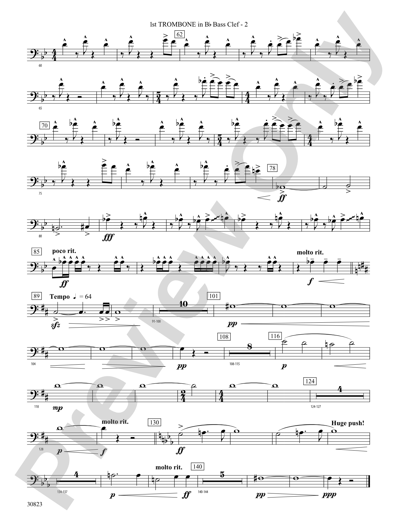 For All the Wyle Eternal: (wp) 1st B-flat Trombone B.C.