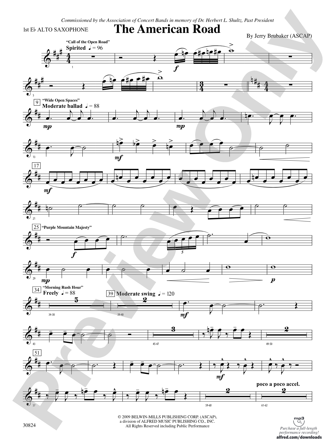 The American Road: E-flat Alto Saxophone