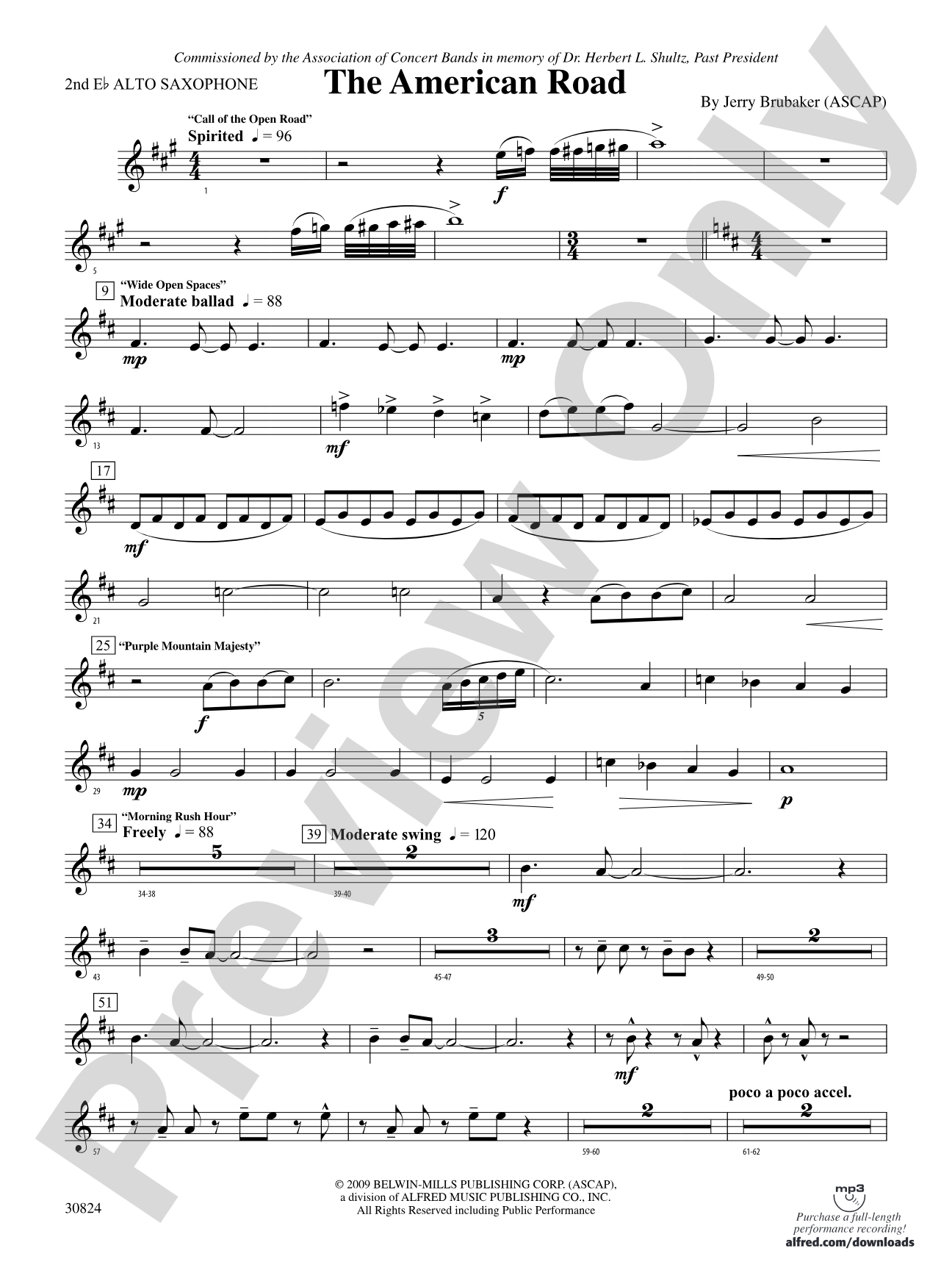 The American Road: 2nd E-flat Alto Saxophone