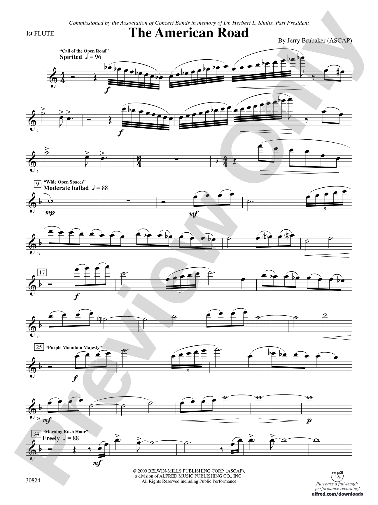 The American Road: Flute