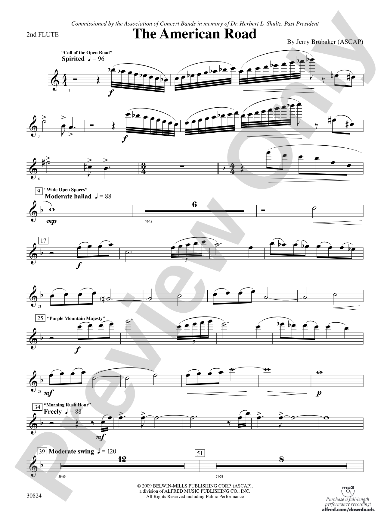 The American Road: 2nd Flute