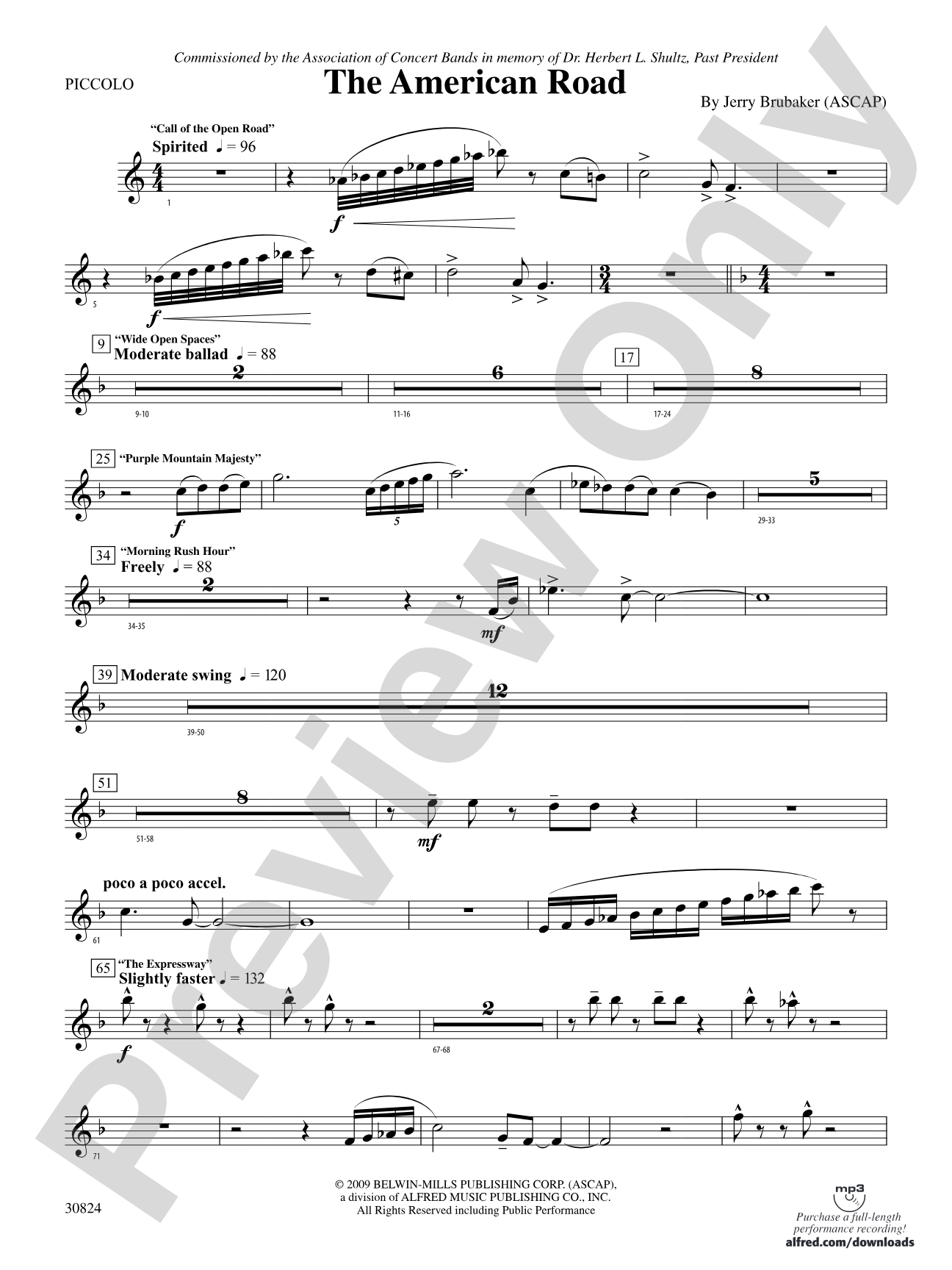 The American Road: Piccolo