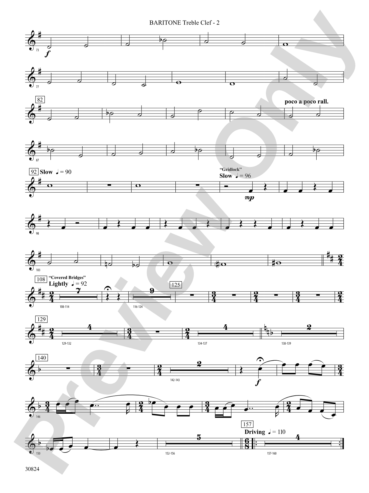 The American Road: (wp) Baritone T.C.