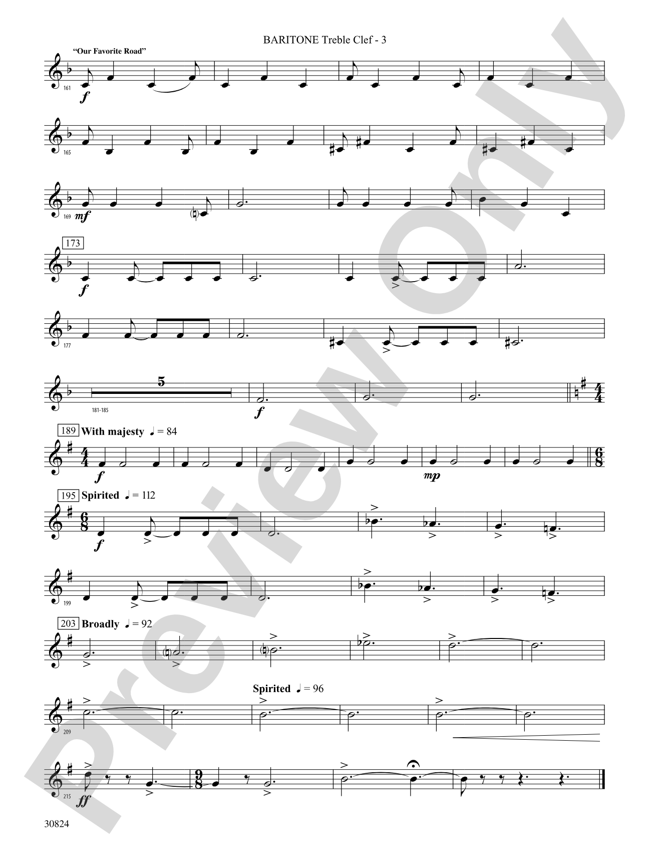 The American Road: (wp) Baritone T.C.