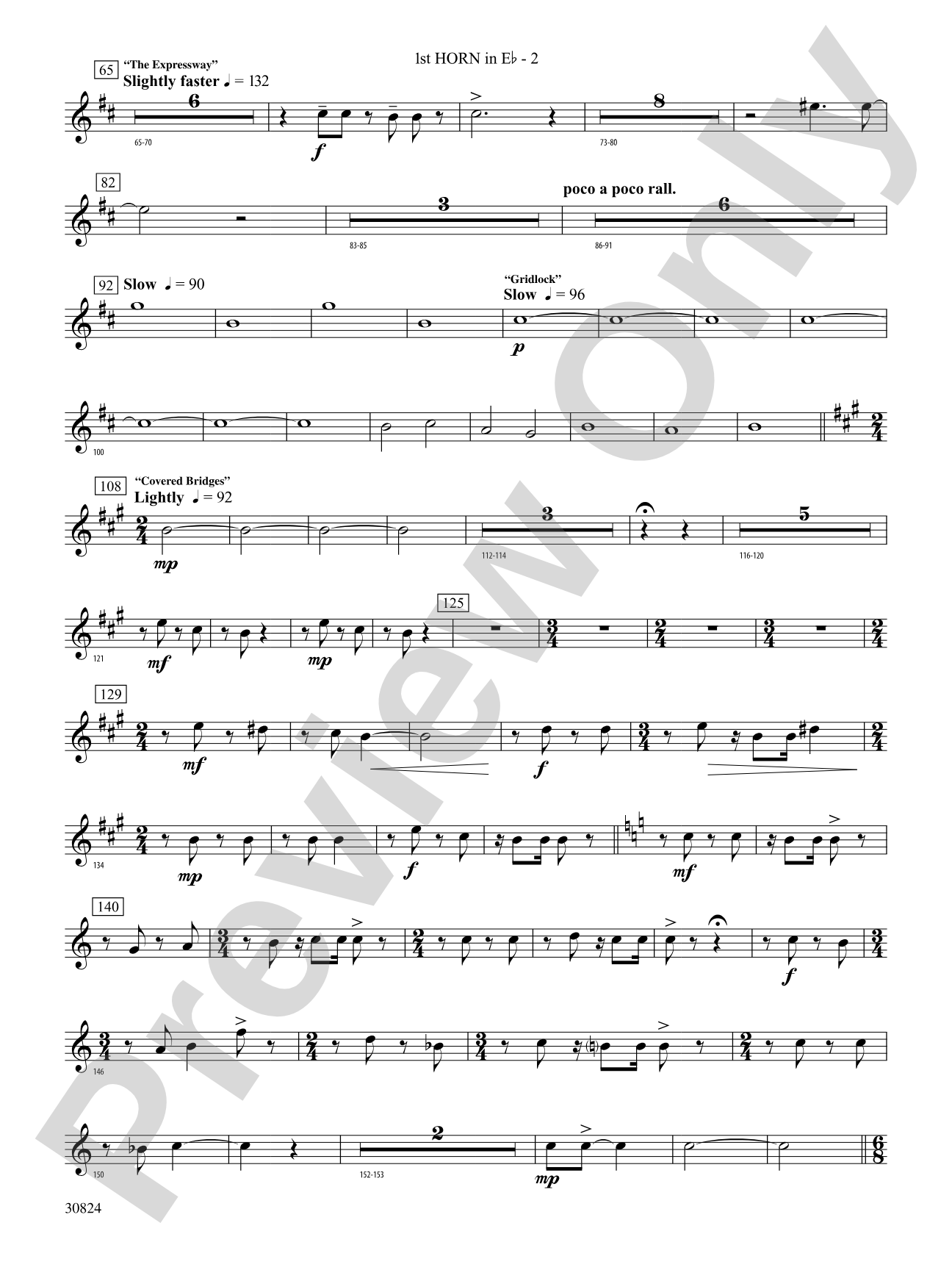 The American Road: (wp) 1st Horn in E-flat