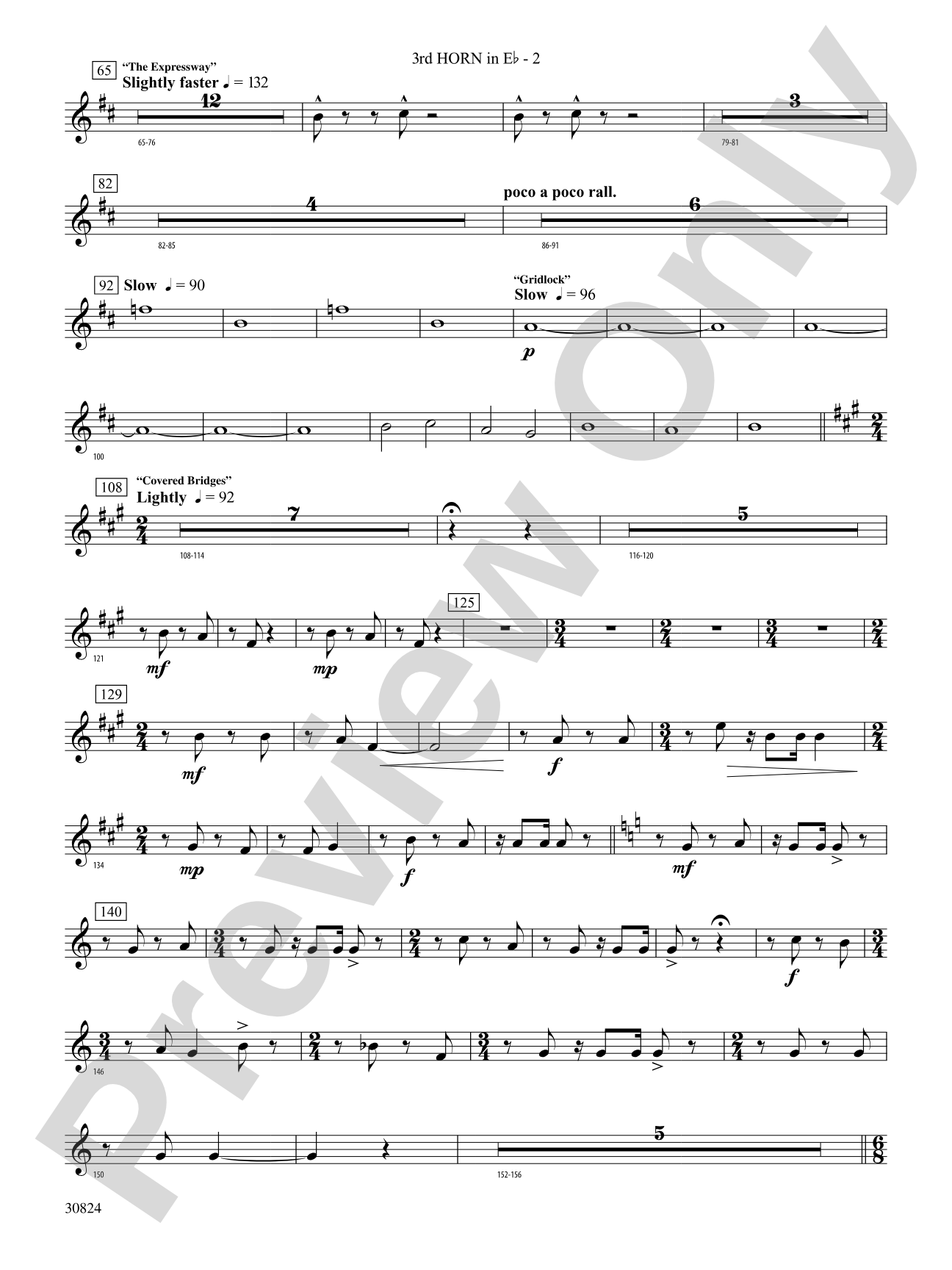 The American Road: (wp) 3rd Horn in E-flat