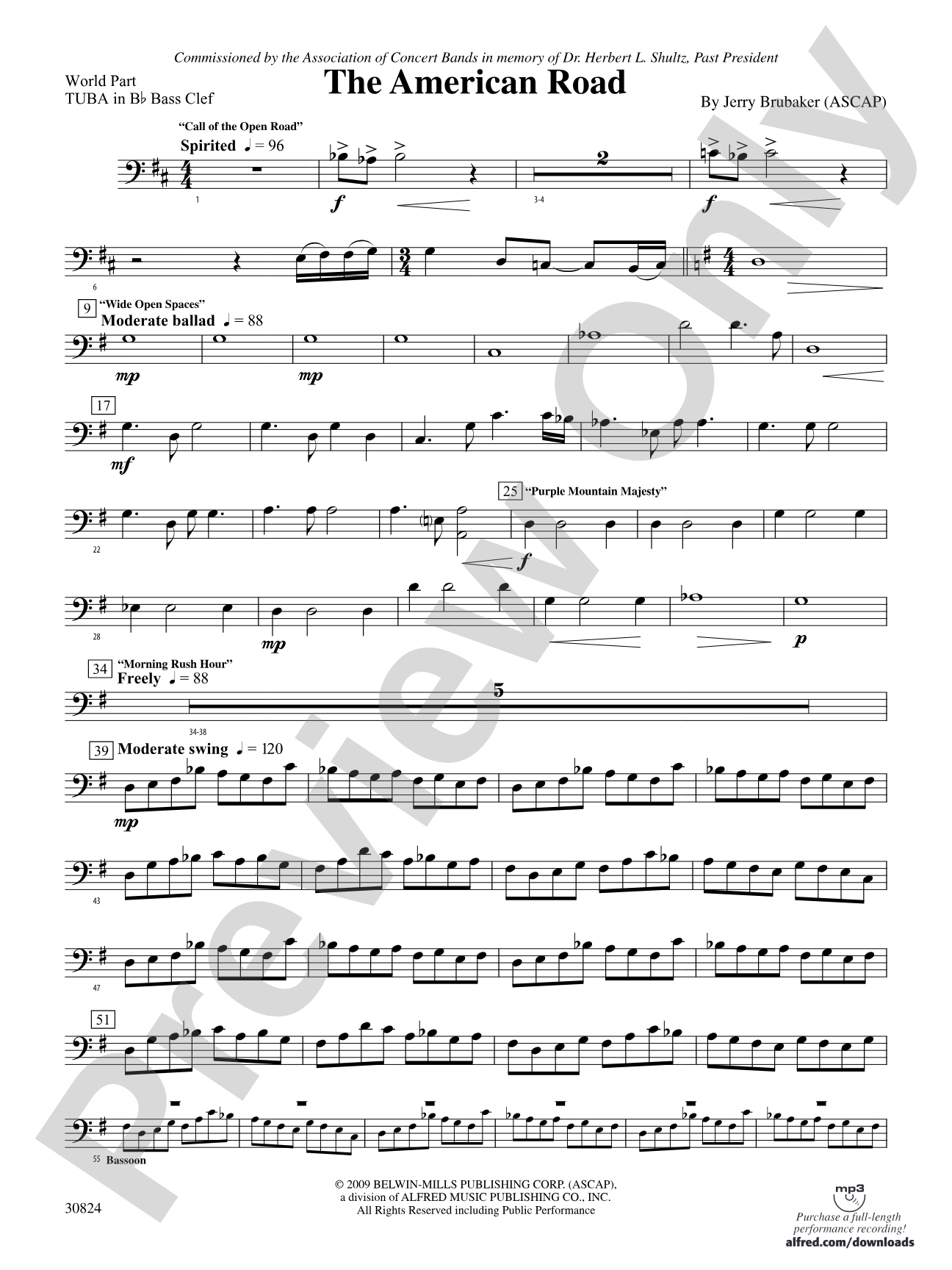 The American Road: (wp) B-flat Tuba B.C.