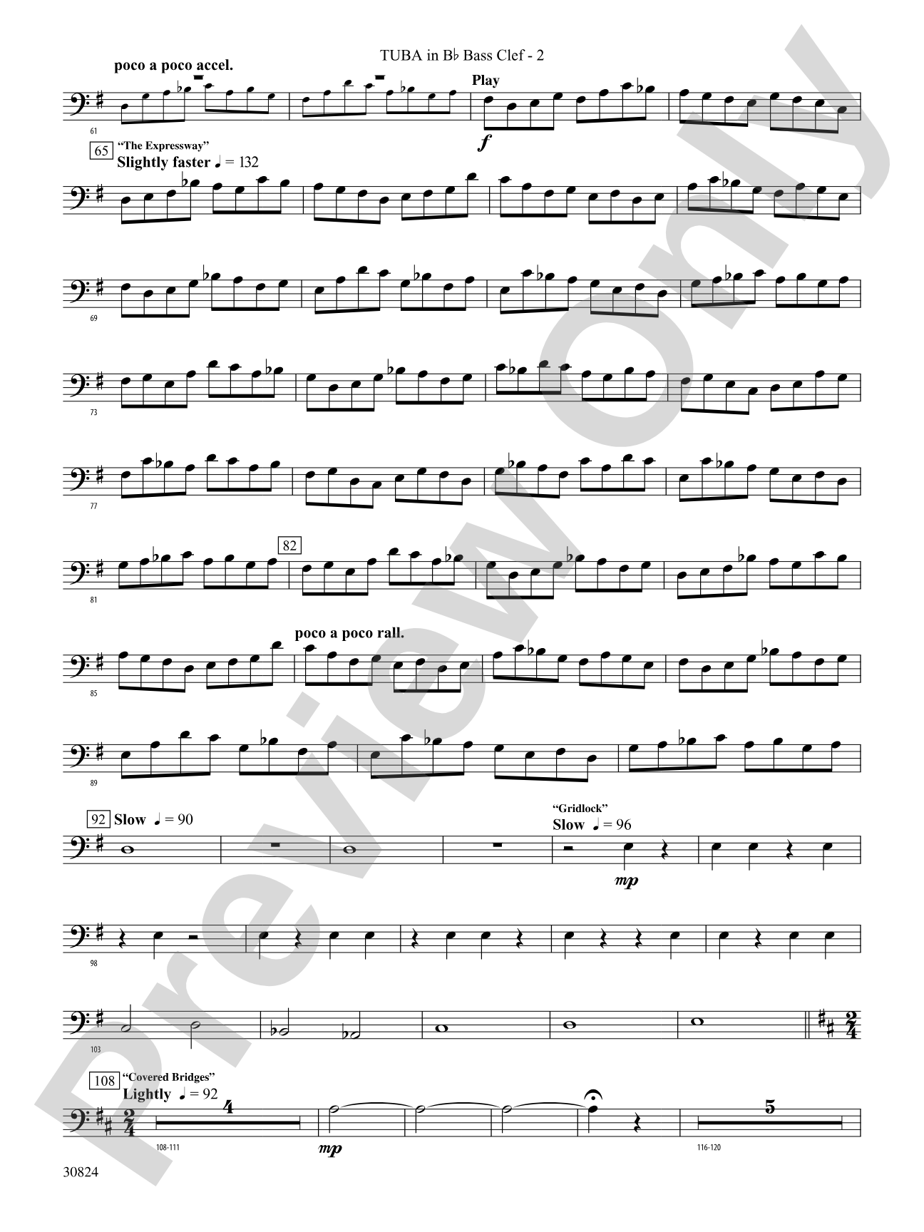 The American Road: (wp) B-flat Tuba B.C.