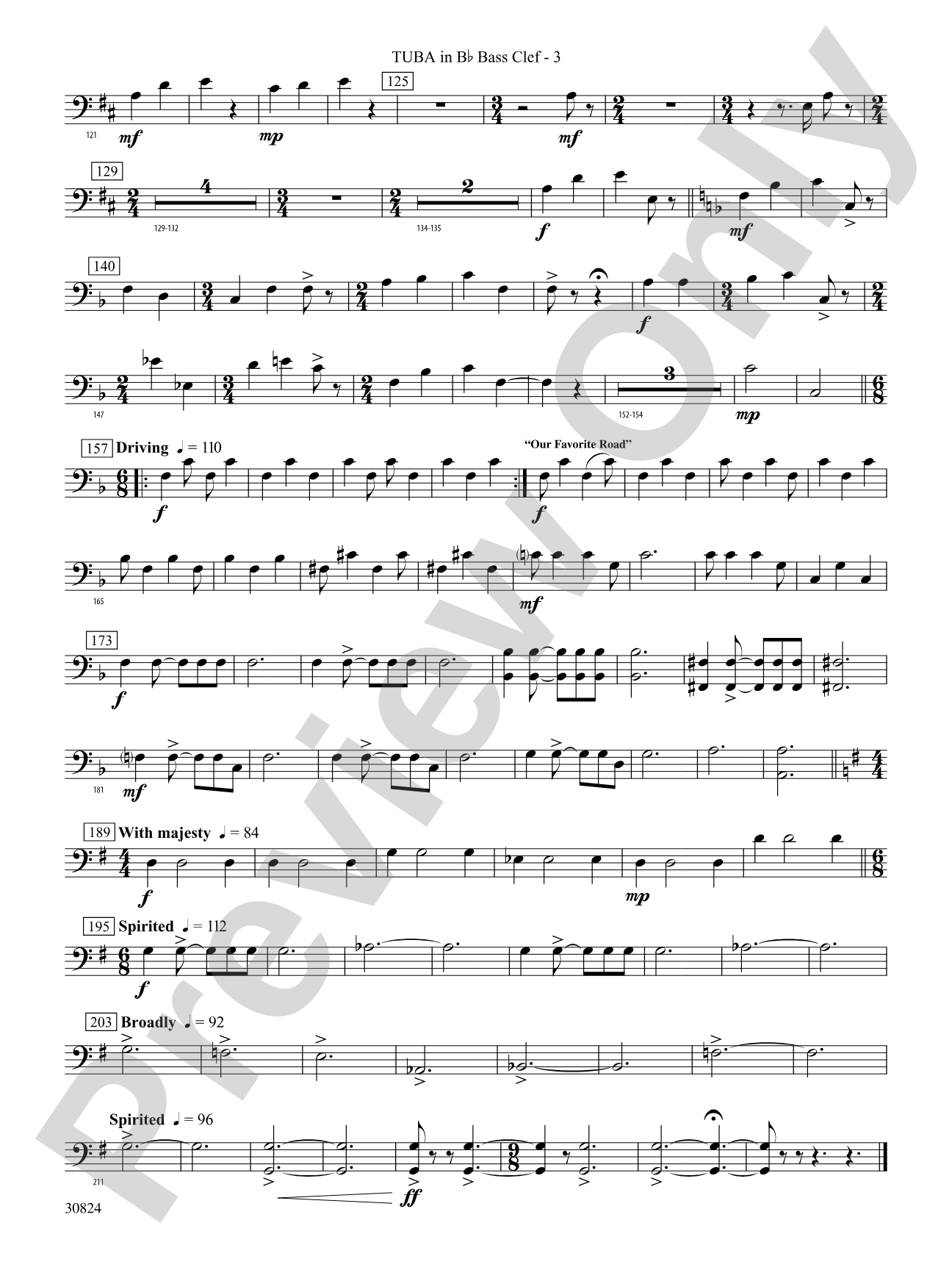 The American Road: (wp) B-flat Tuba B.C.