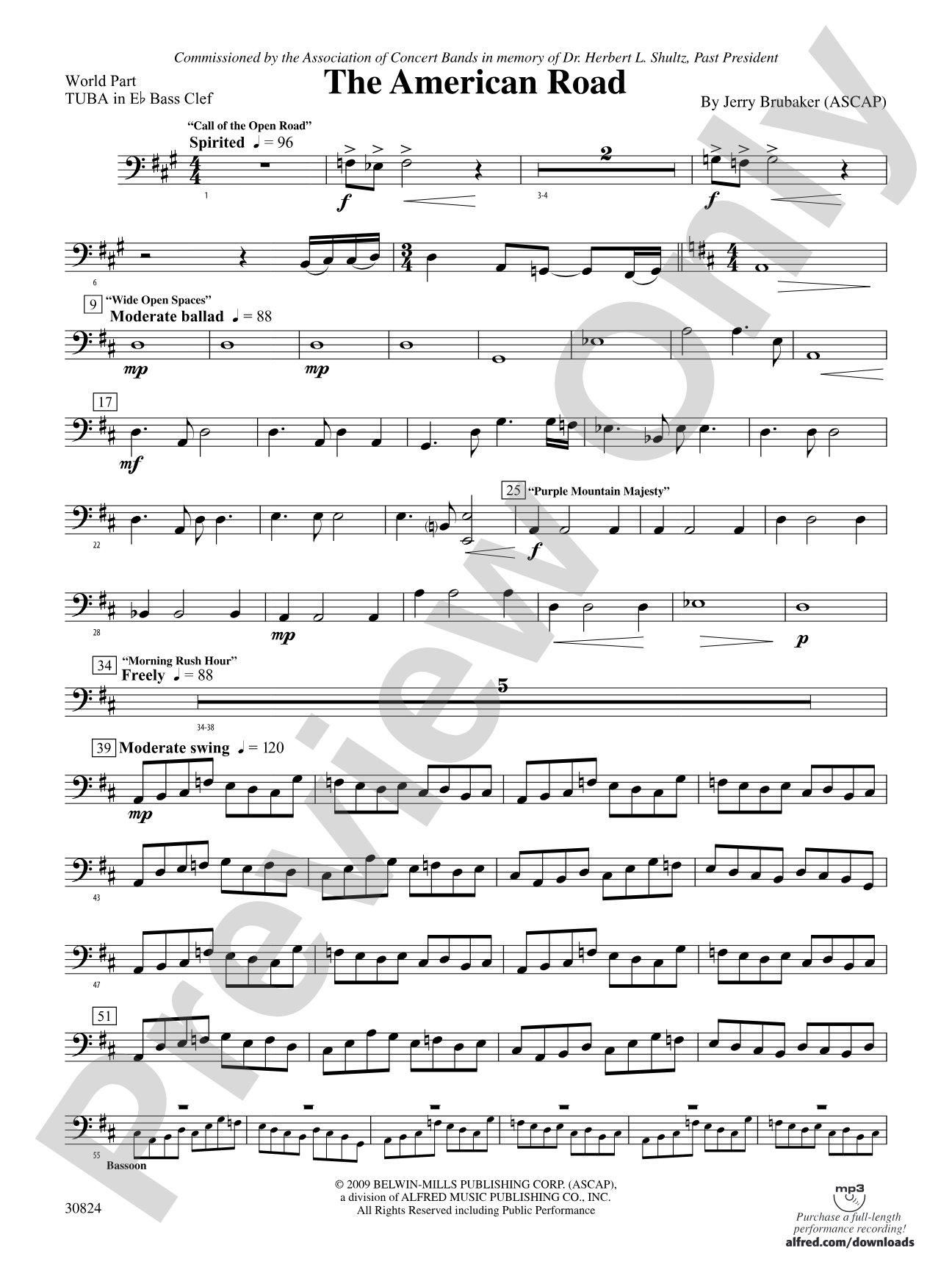 The American Road: (wp) E-flat Tuba B.C.