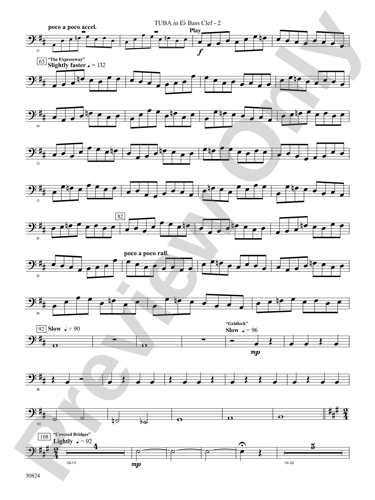 The American Road: (wp) E-flat Tuba B.C.