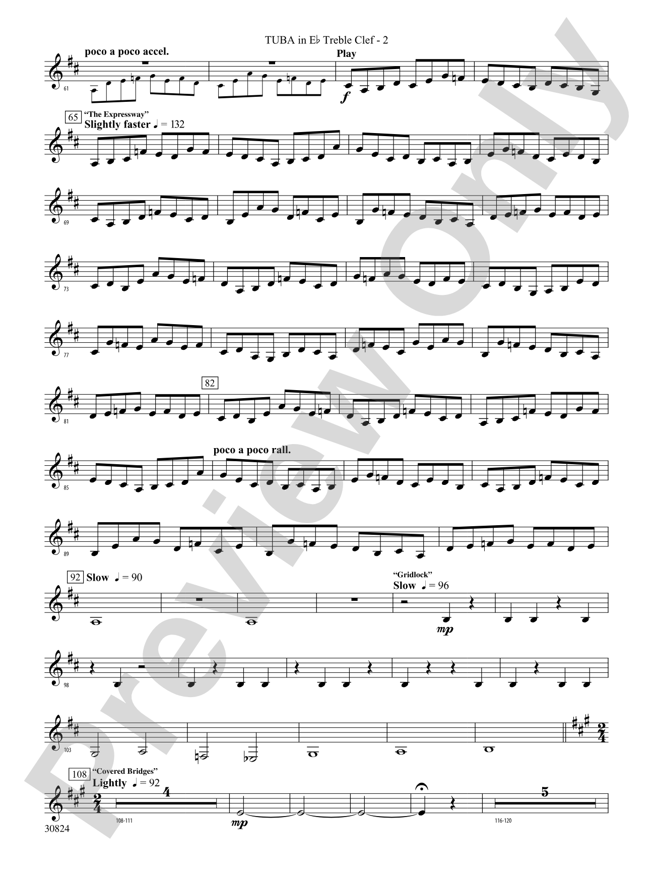 The American Road: (wp) E-flat Tuba T.C.