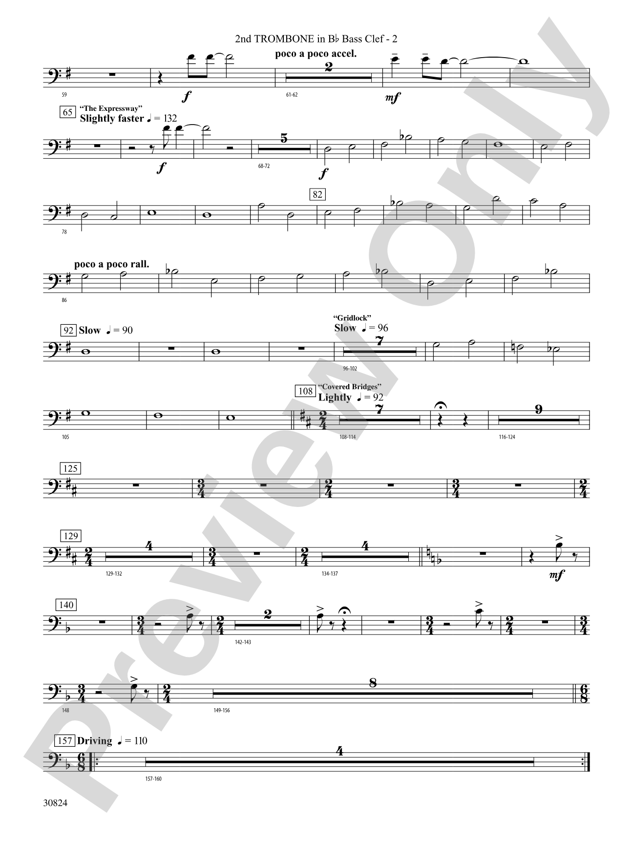 The American Road: (wp) 2nd B-flat Trombone B.C.