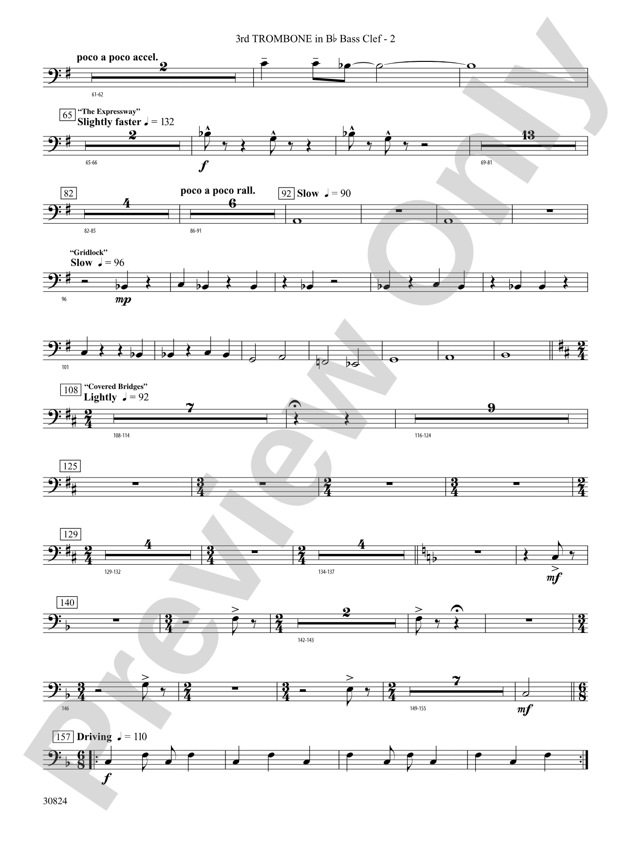 The American Road: (wp) 3rd B-flat Trombone B.C.