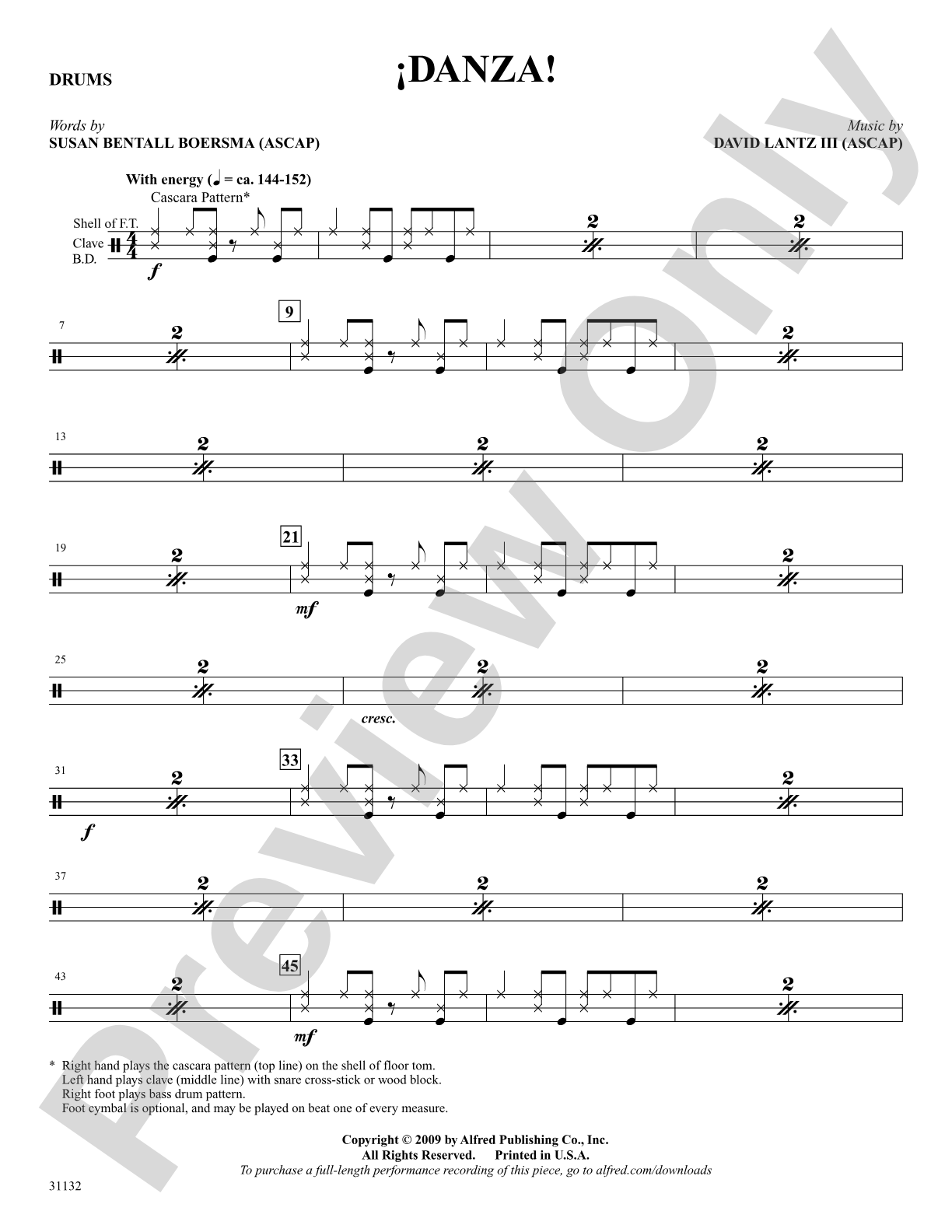 ¡Danza!: Drums: Choral SoundPax