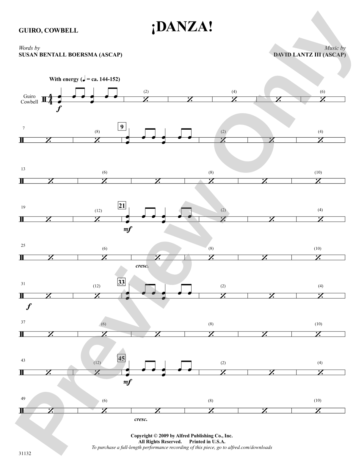¡Danza!: 1st Percussion: Choral SoundPax