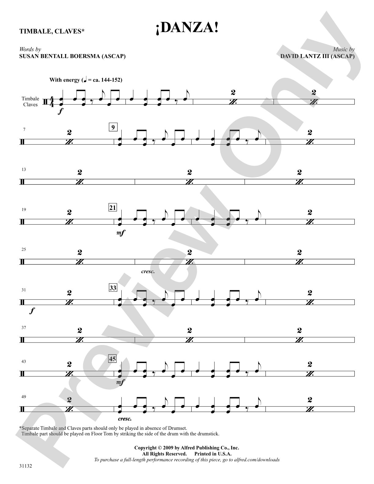 ¡Danza!: 2nd Percussion: Choral SoundPax