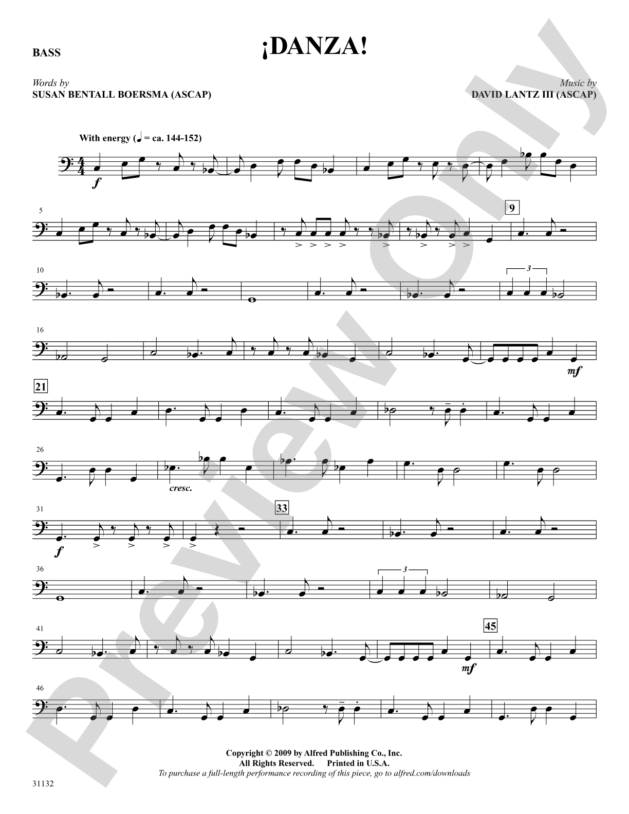 ¡Danza!: String Bass: Choral SoundPax