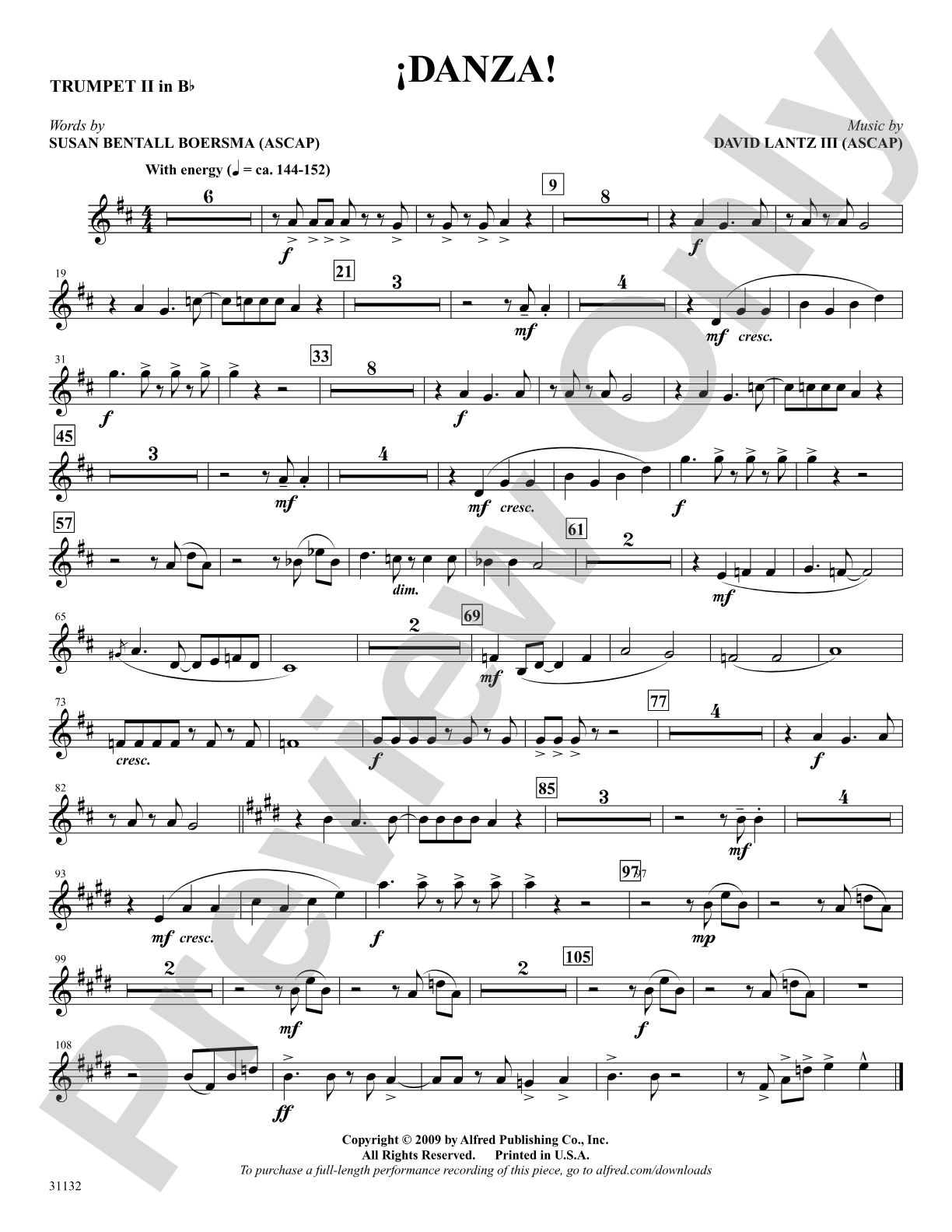 ¡Danza!: 2nd B-flat Trumpet: Choral SoundPax