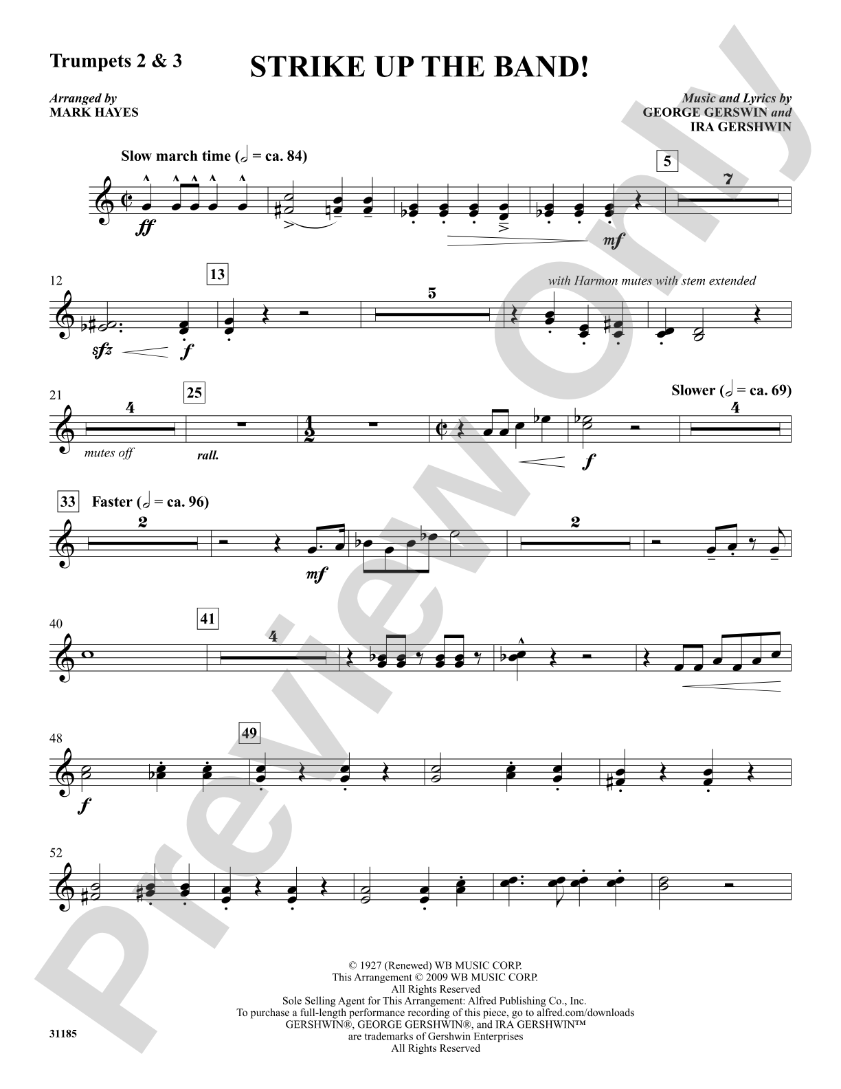 Strike Up the Band!: 2nd & 3rd Trumpet: Choral SoundPax
