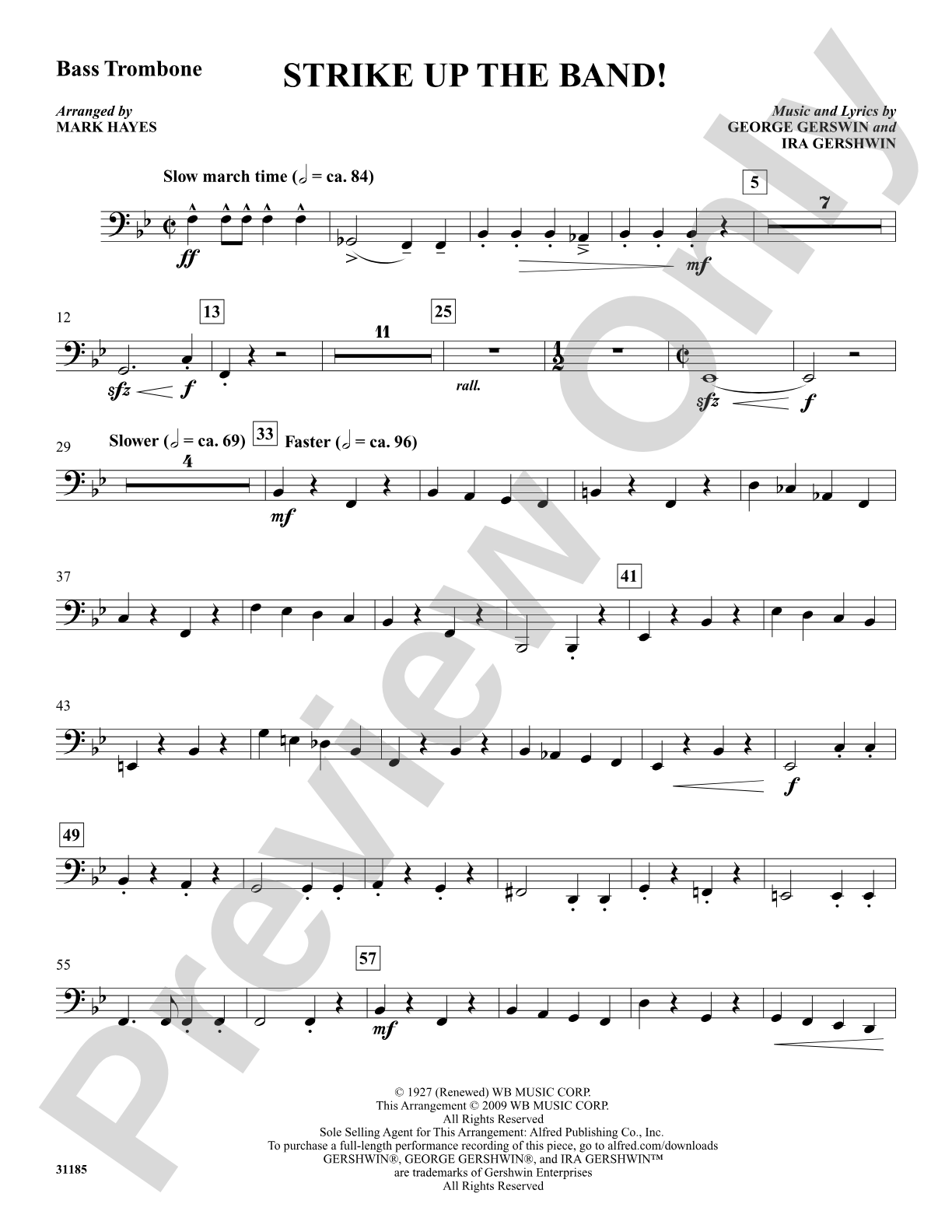 Strike Up the Band!: 3rd Trombone: Choral SoundPax