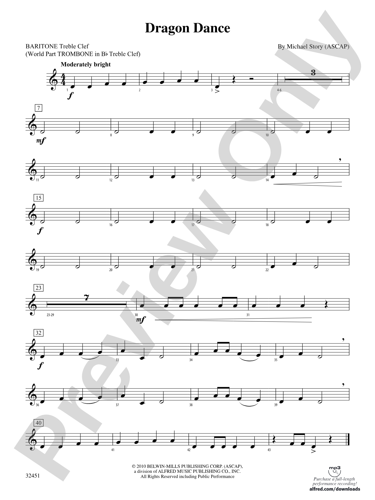 Dragon Dance: Baritone T.C.