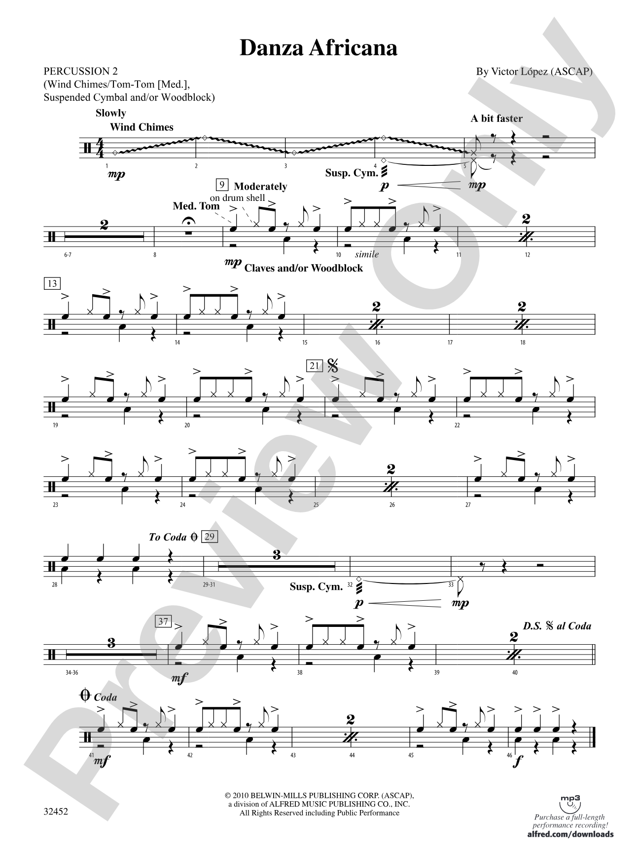 Danza Africana: 2nd Percussion