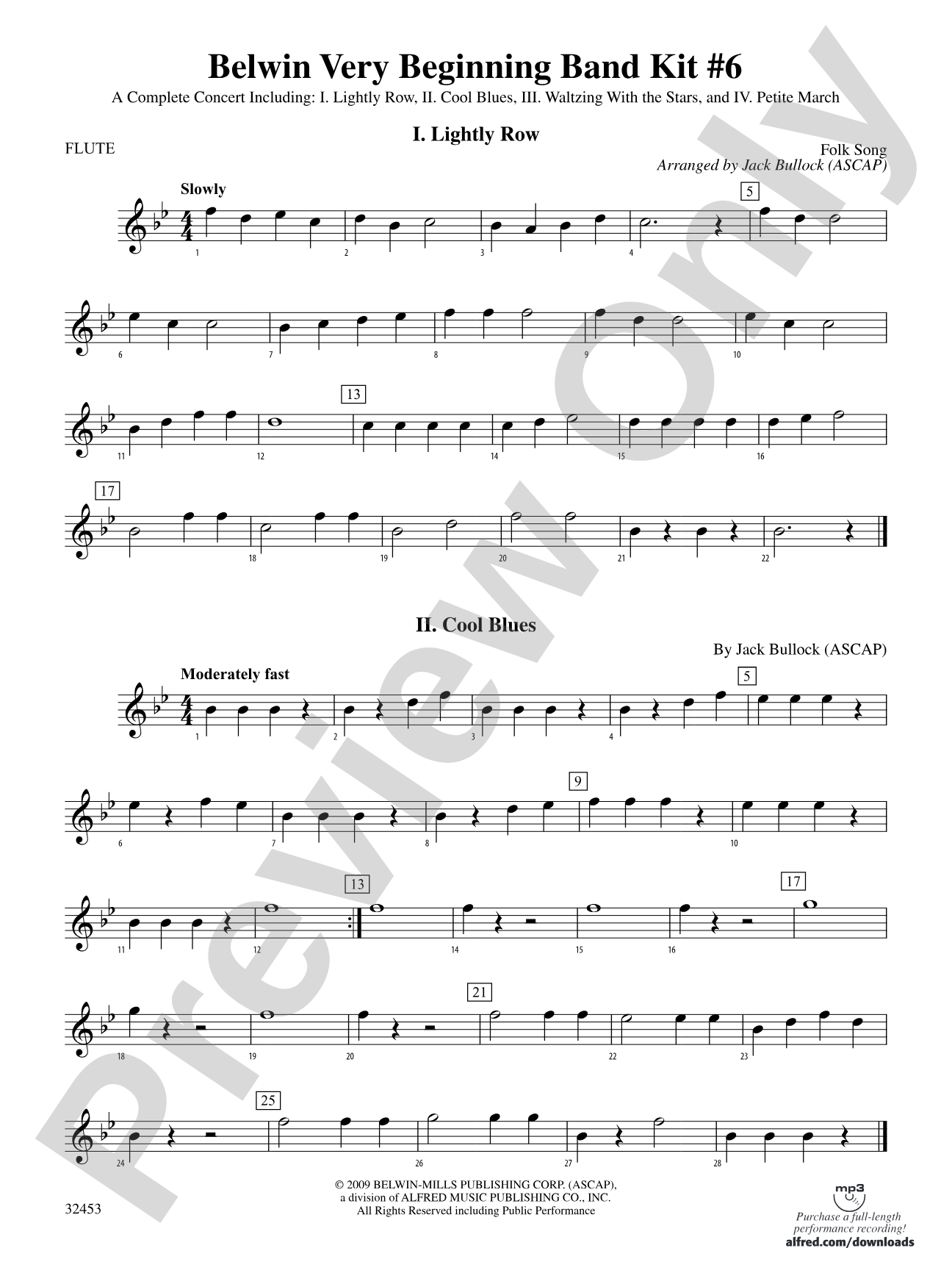 Belwin Very Beginning Band Kit #6: Flute