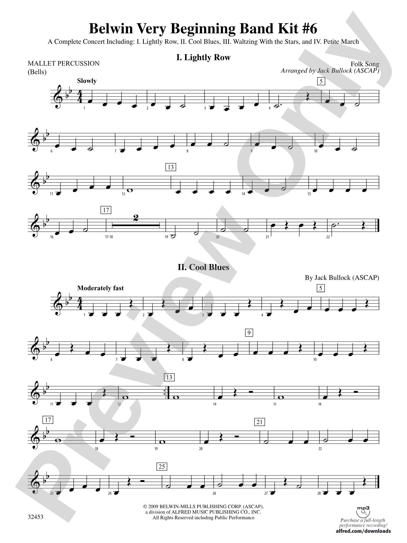 Belwin Very Beginning Band Kit #6: Mallets