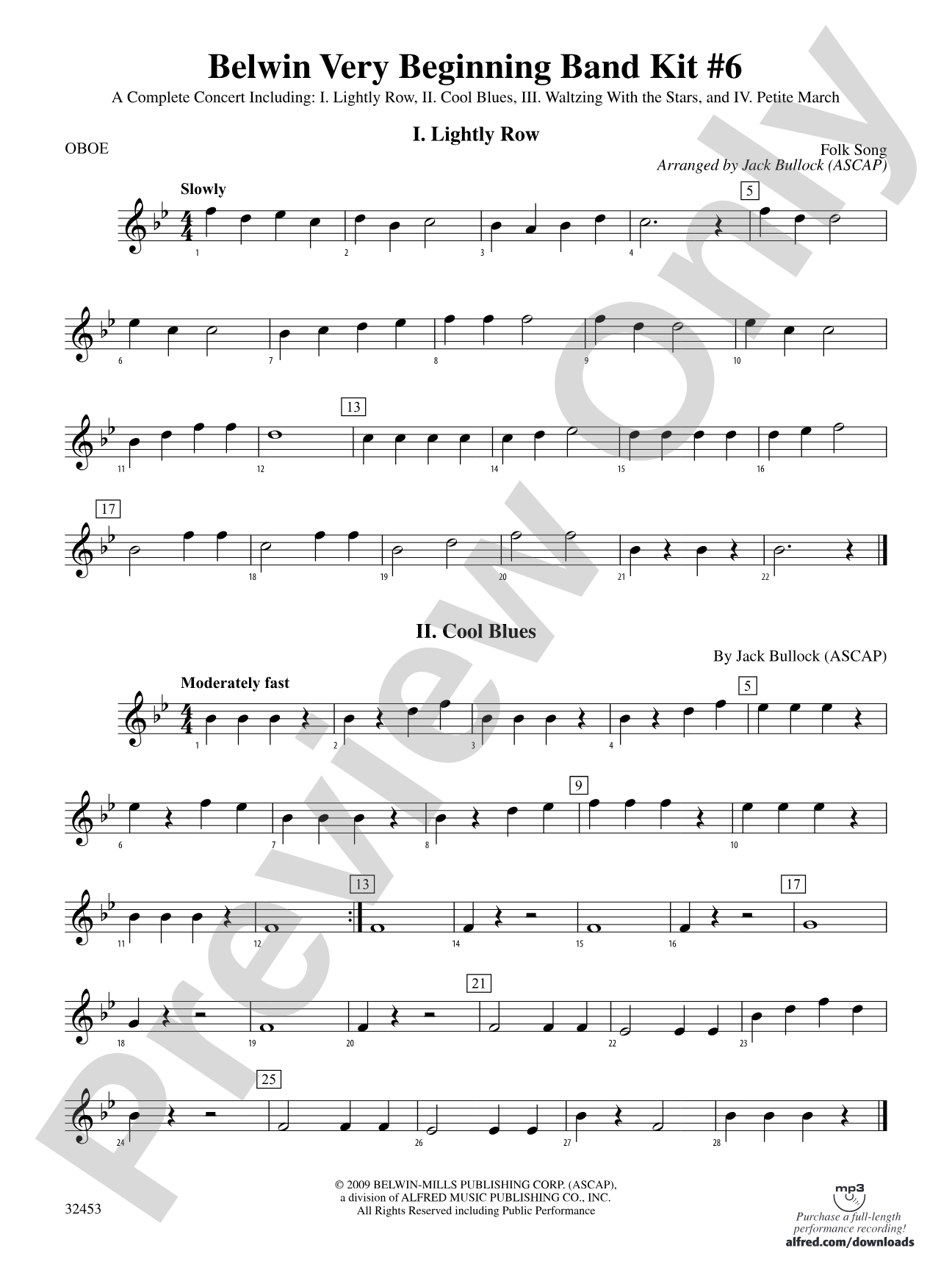 Belwin Very Beginning Band Kit #6: Oboe