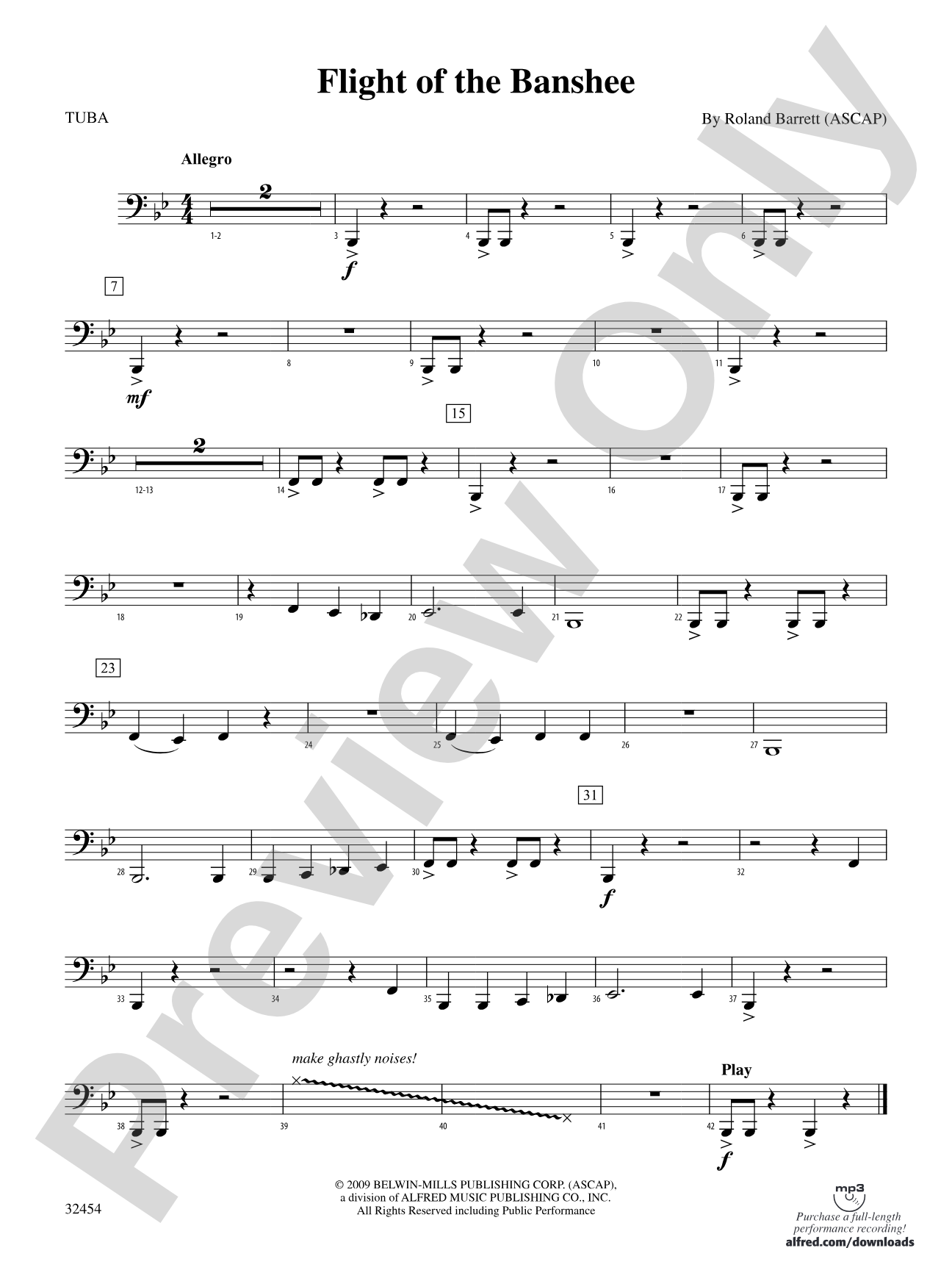 Flight of the Banshee: Tuba
