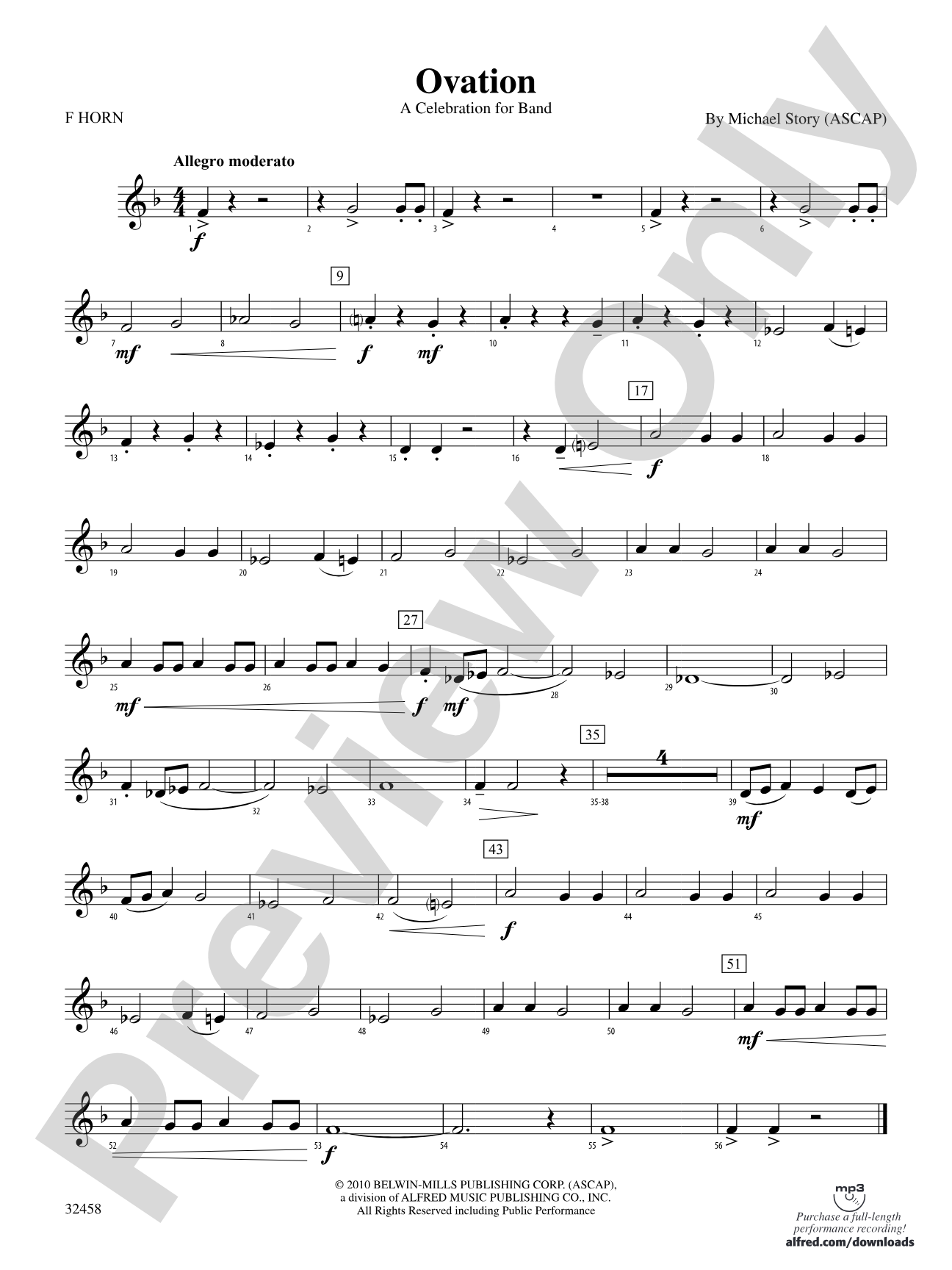 Ovation: 1st F Horn